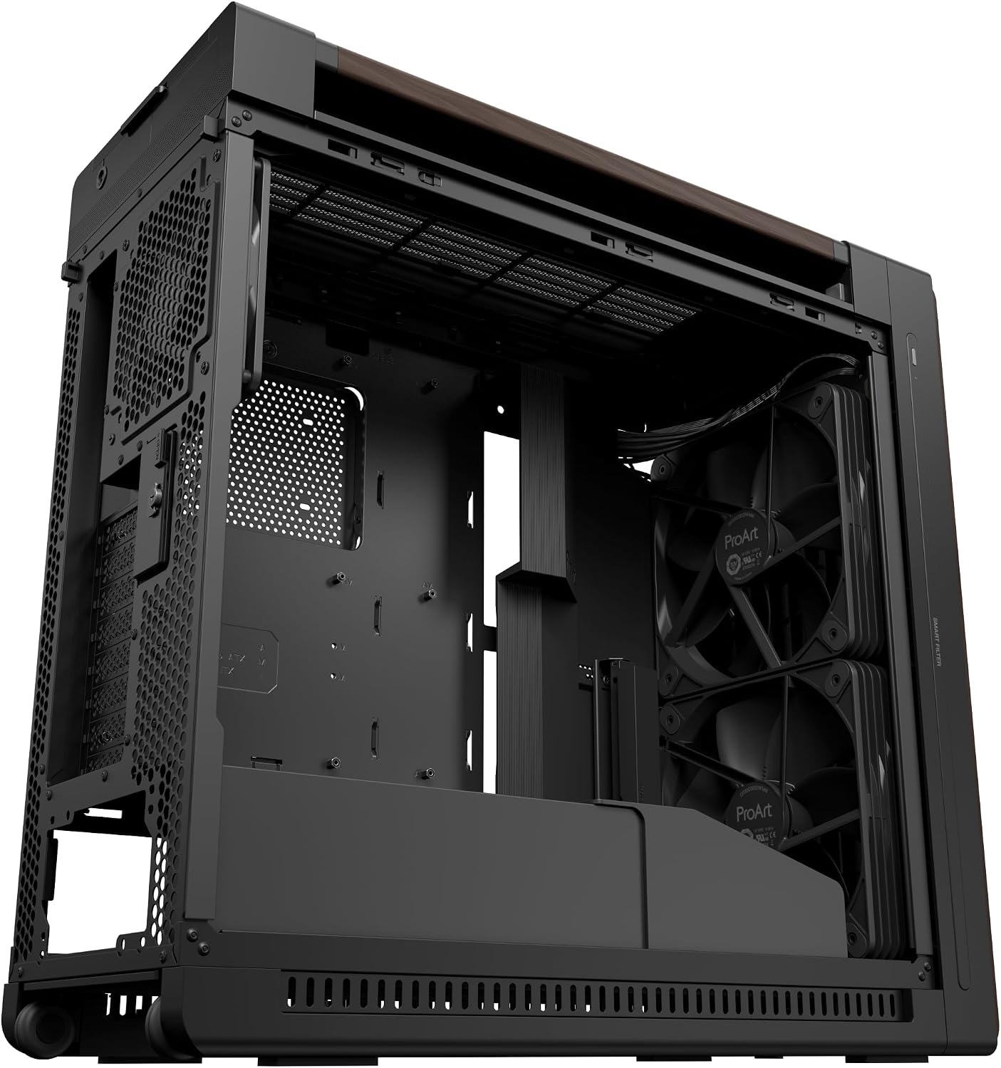ASUS ProArt PA602 Wood Edition TG E-ATX Mid Tower Computer Case