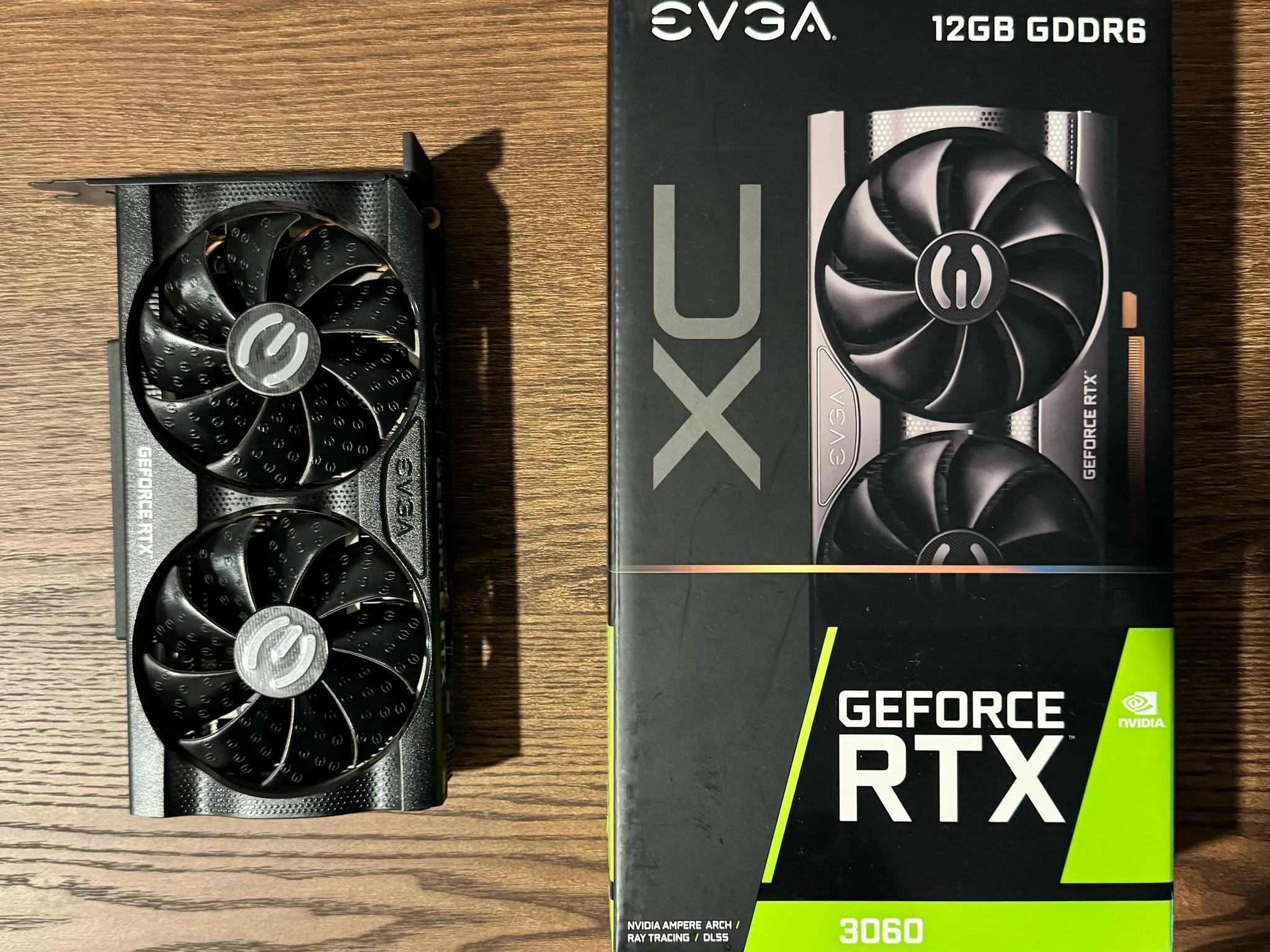 For sale EVGA RTX 3060 XC 12GB