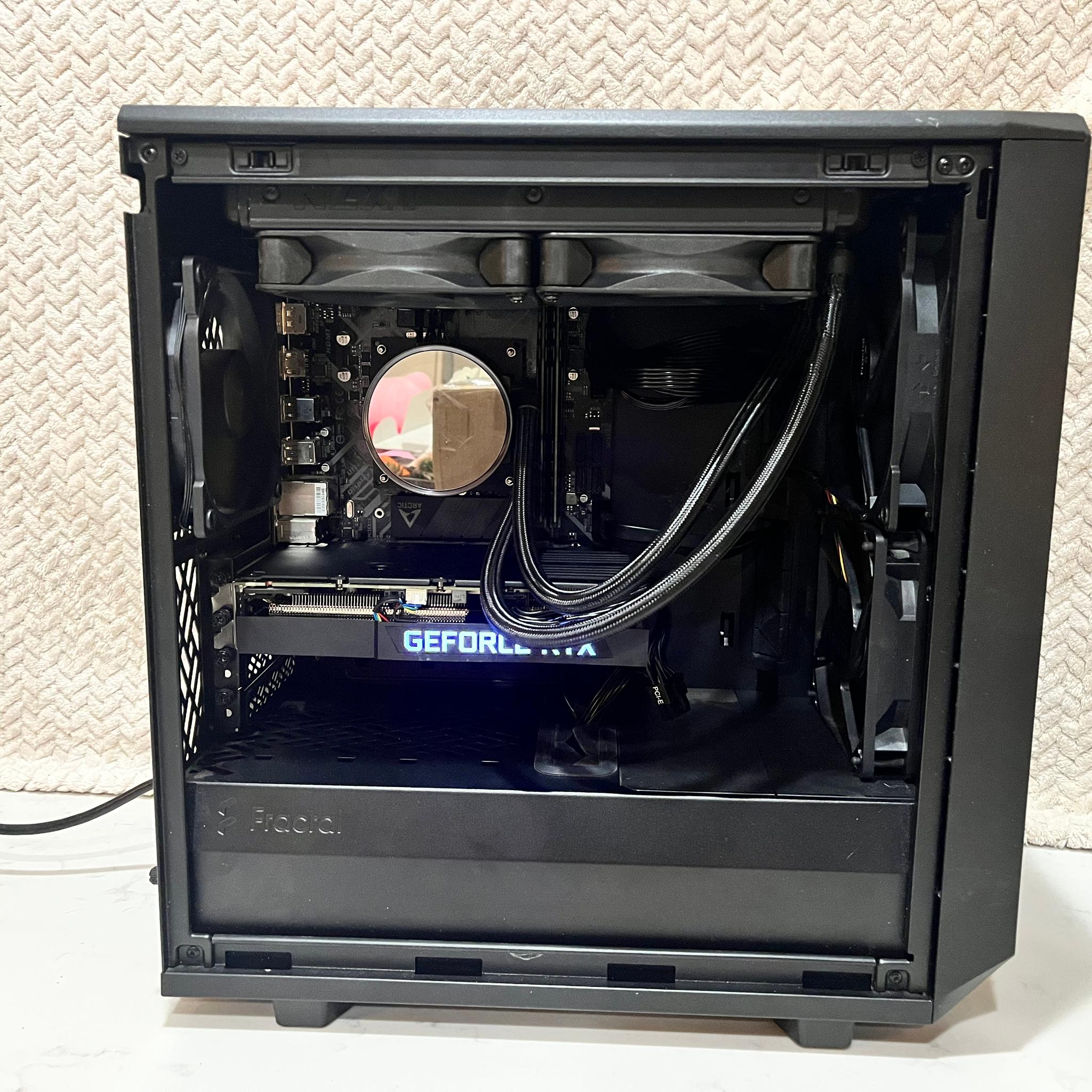 i7-8700 + RTX 3060 Ti | Stealth Black Performance PC | High-End Cooling