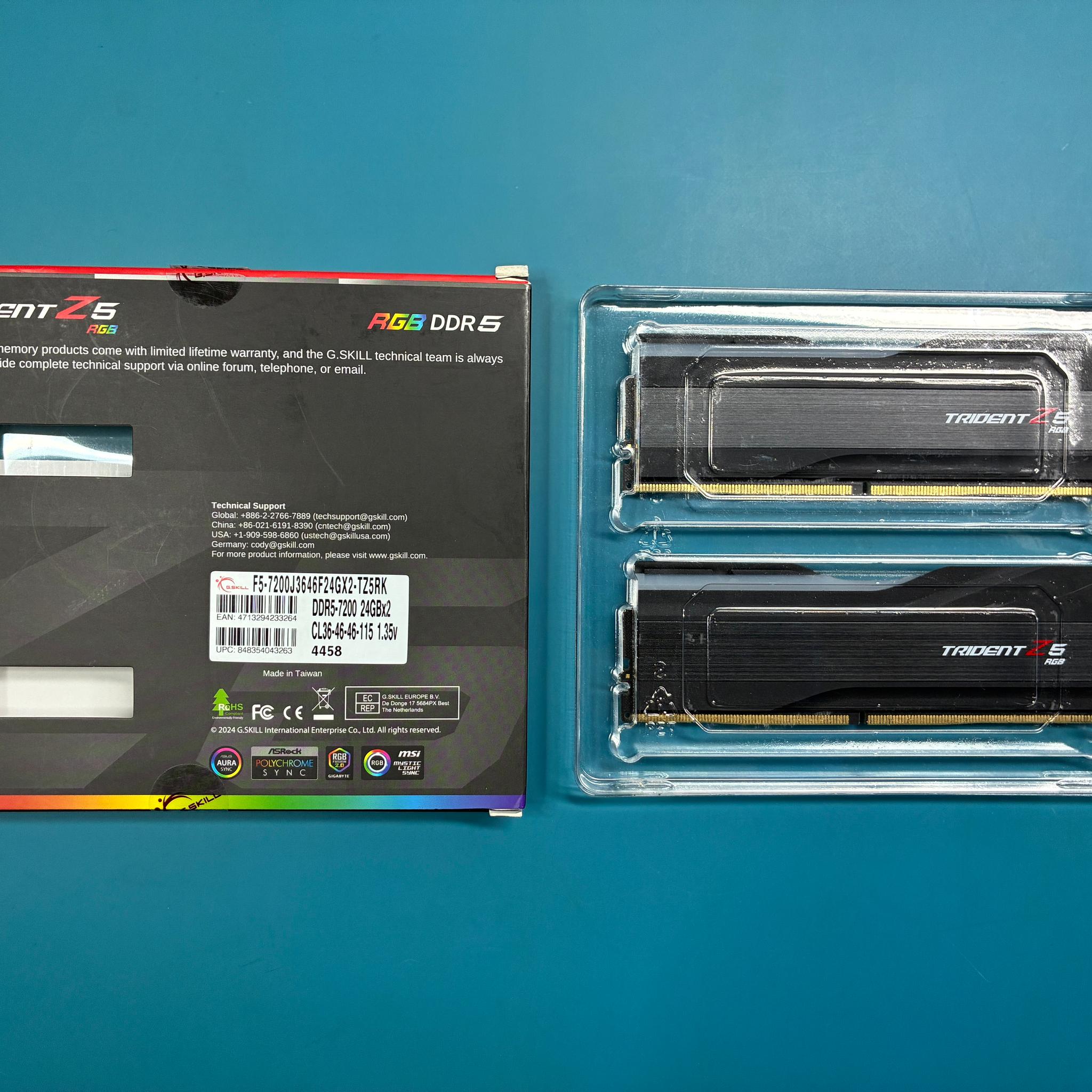 G.SKILL Trident Z5 RGB DDR5 48GB kit (Memory)