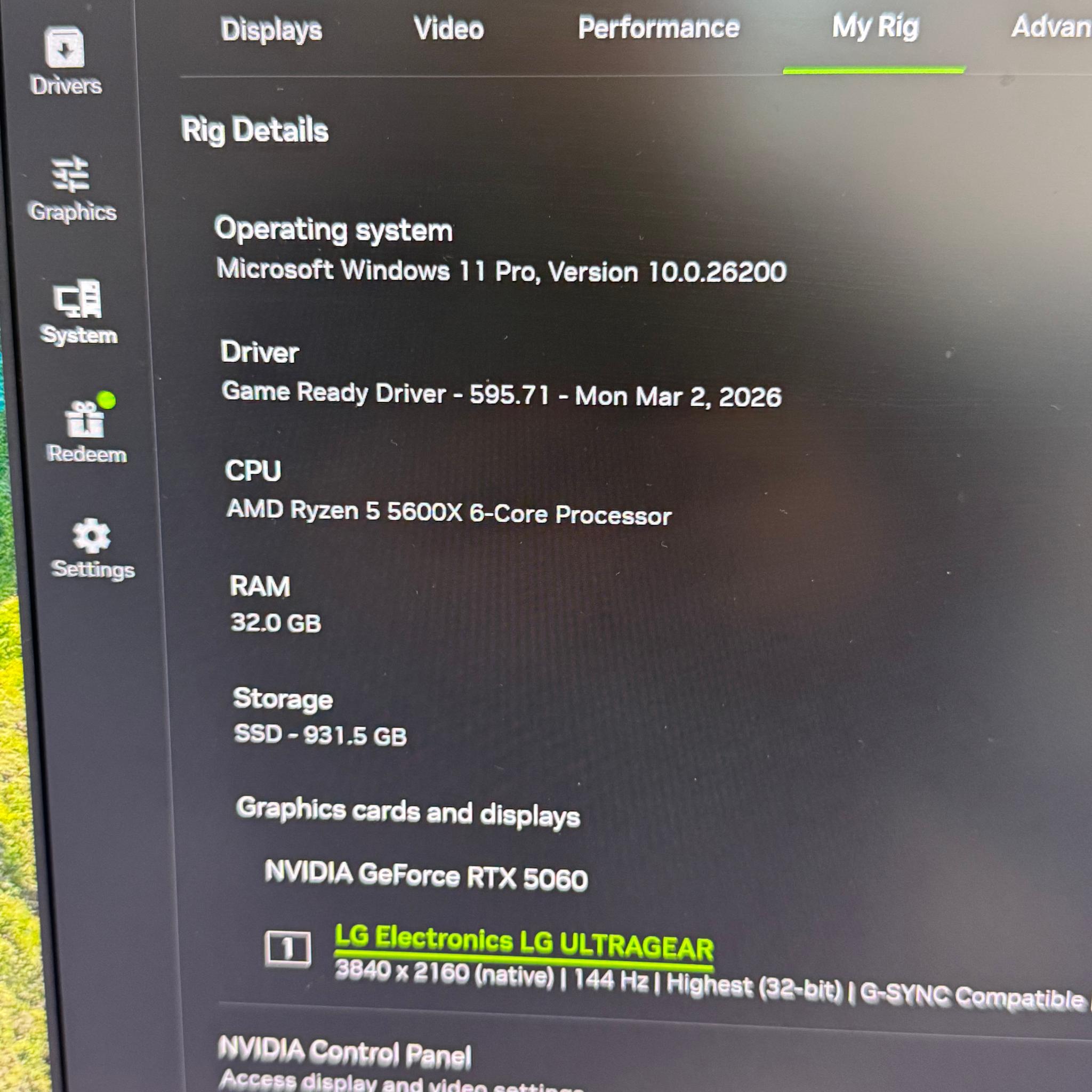 Ryzen 5 5600X - RTX 5060 - 95% New Build