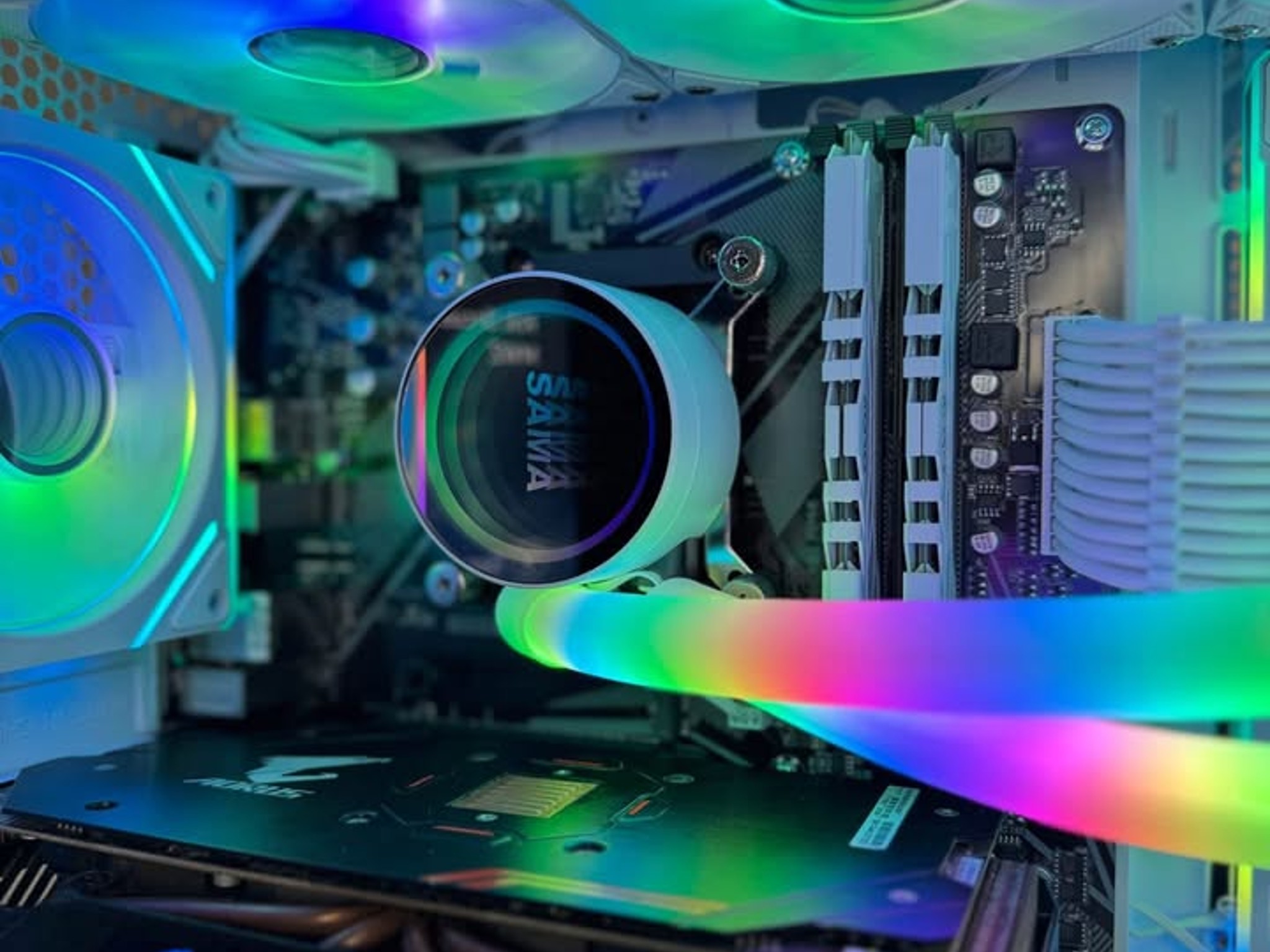 🏷️R5-5500|Aorus Radeon RX 580 8GB|16GB RAM|500GB SSD|WIFI|ARGB Fans