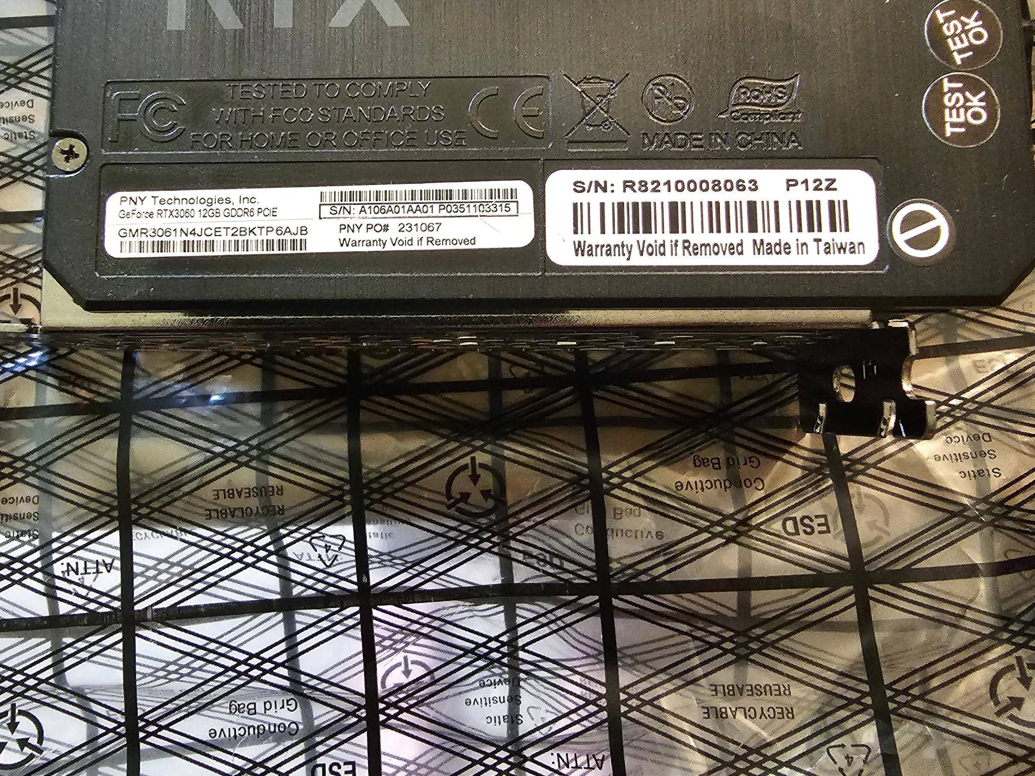 PNY GeForce RTX™ 3060 12GB XLR8 Gaming REVEL EPIC-X RGB™ Dual Fan Graphics Card