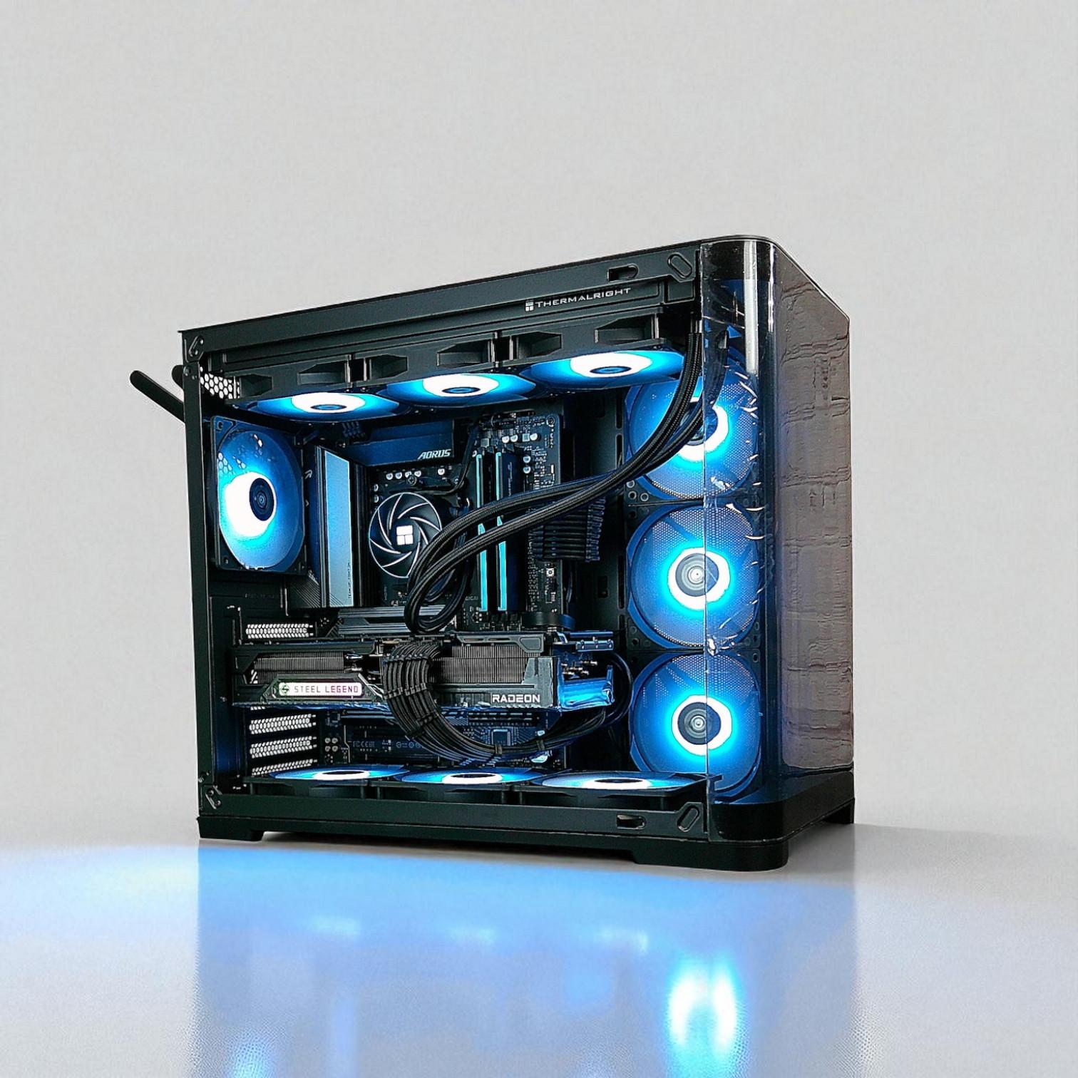RX 9070 XT Ryzen 7 7700X 32GB DDR5 2TB M.2 Win 11 Pro Gaming PC