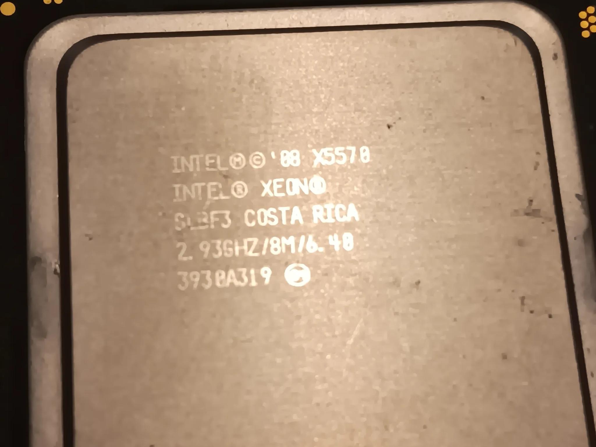 Intel Xeon X5570 2.933MHz 4 Core Skt 1366 CPU