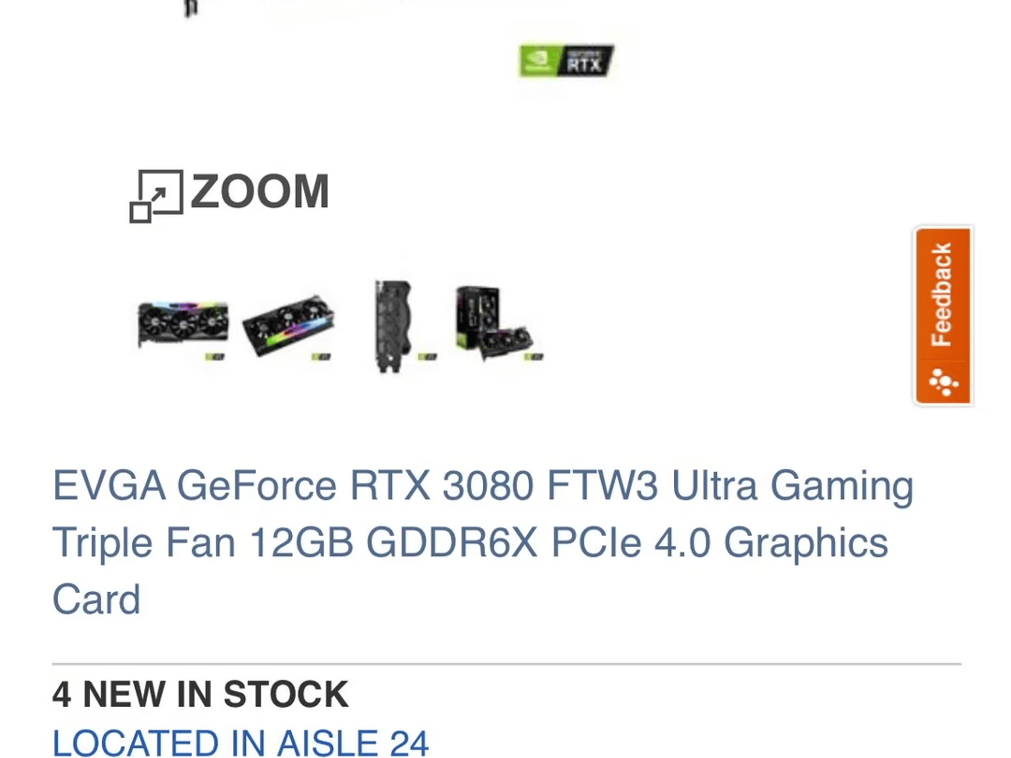 Evga Rtx 3080 (12 GB MODEL!) FTW3 ULTRA