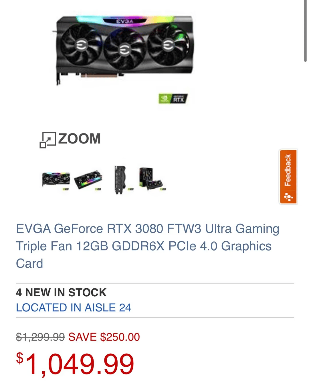 Evga Rtx 3080 (12 GB MODEL!) FTW3 ULTRA