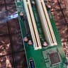 PCIe 1X to Dual Pci Slot Expansion Card PCI-Express 1X Male to PCI Female Adapter for Sound Cards xp