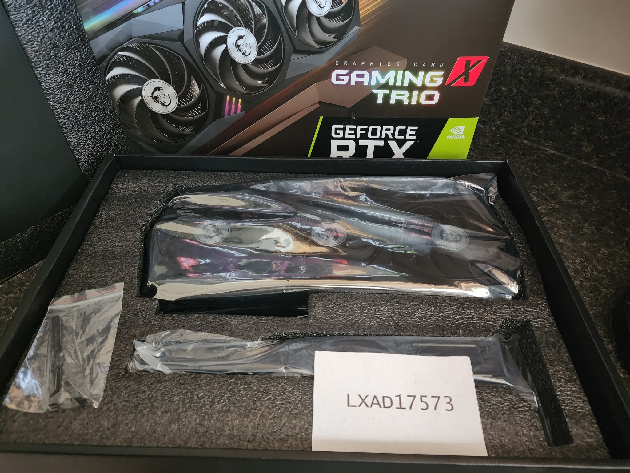 Mint MSI GeForce RTX 3080 10 GB GAMING X TRIO
