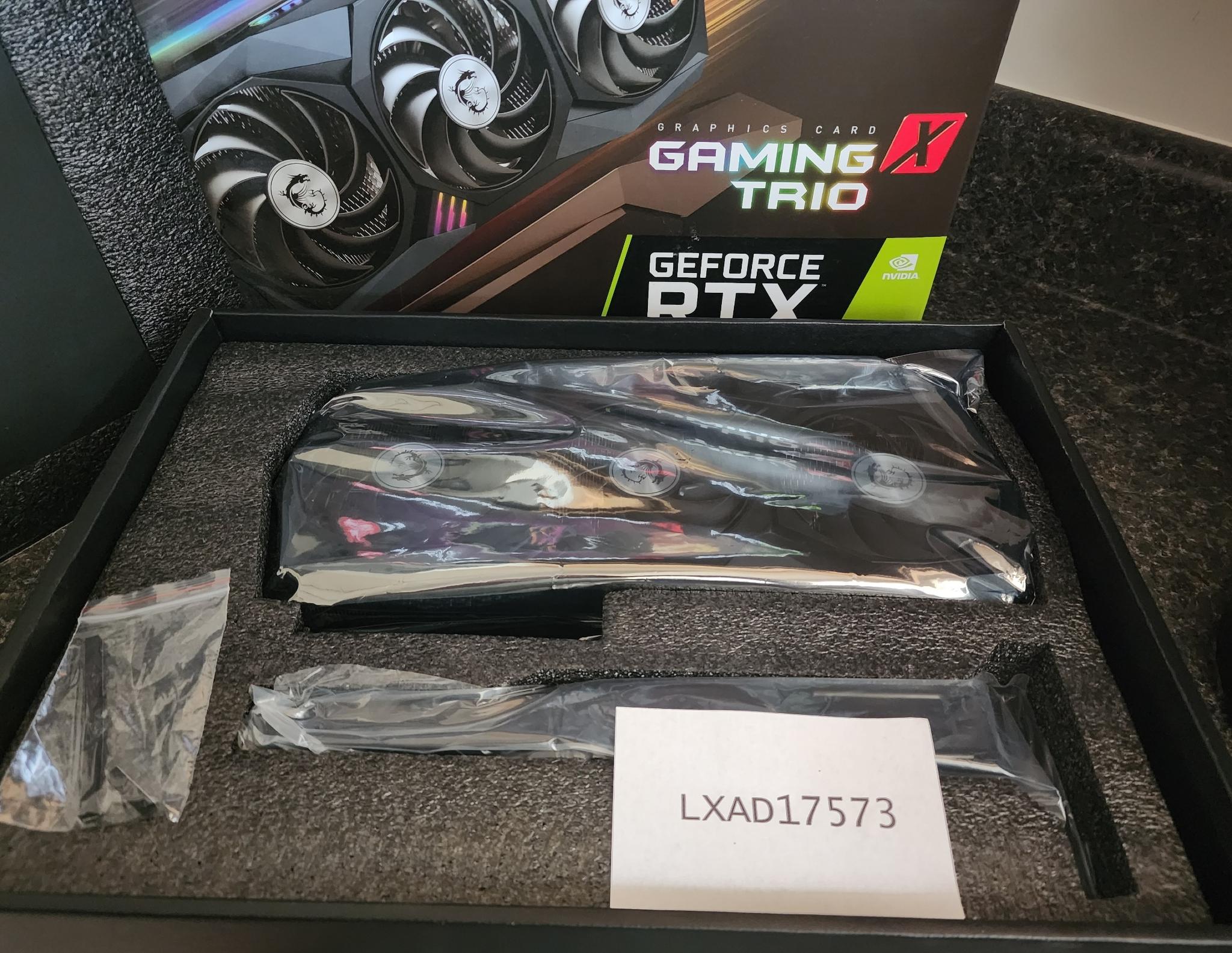 Mint MSI GeForce RTX 3080 10 GB GAMING X TRIO