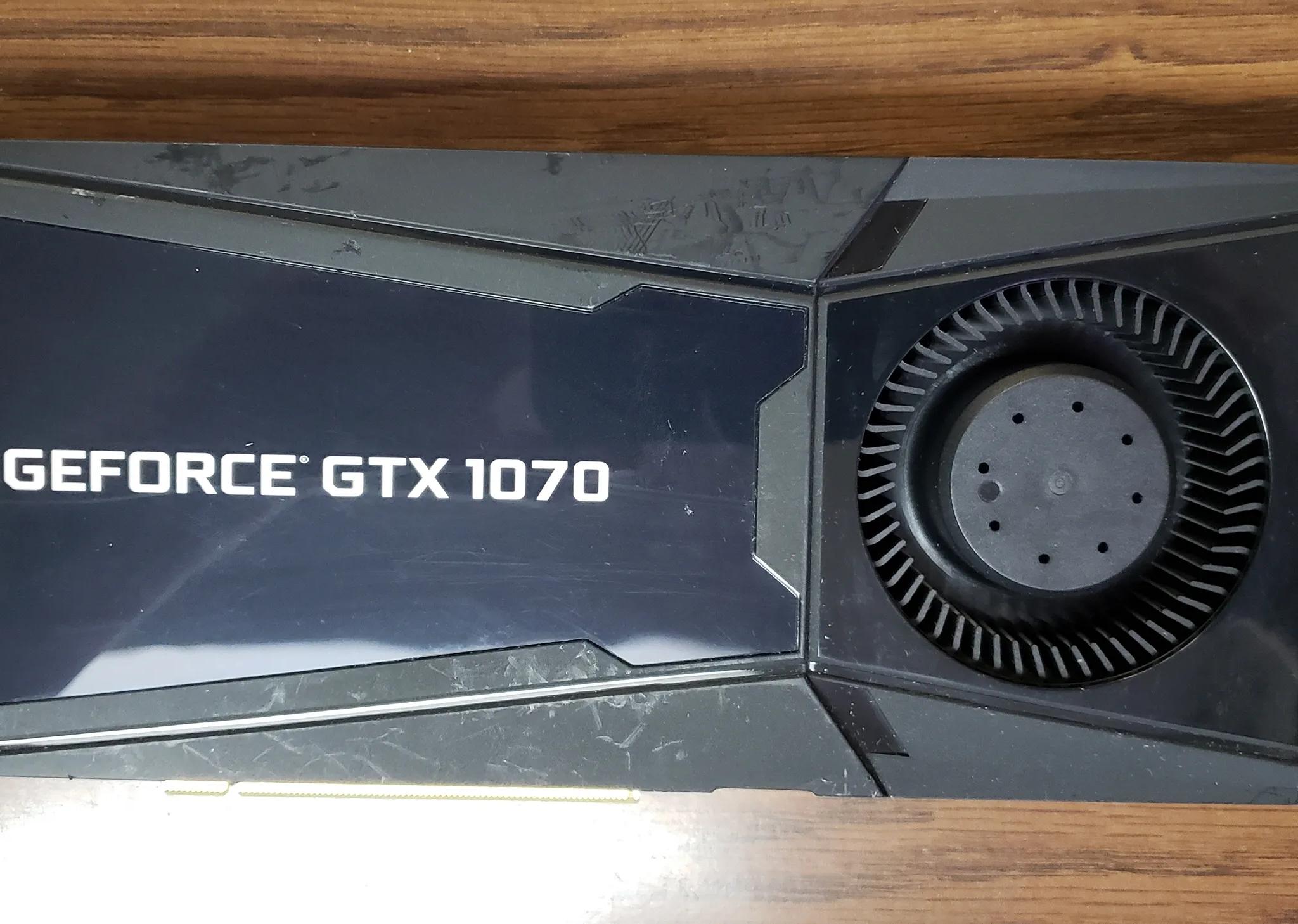 PNY GTX 1070 graphics card with 8gb memory