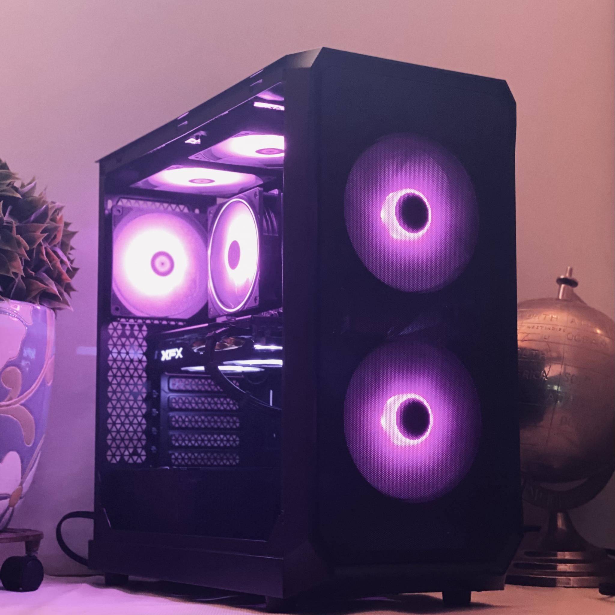 ⚫️1080p Gaming pc ⚡️| Intel Core I57600 |XFX RX 470 4GB| 16GB DDR4 RAM|  800GB SSD| Windows 11 PRO
