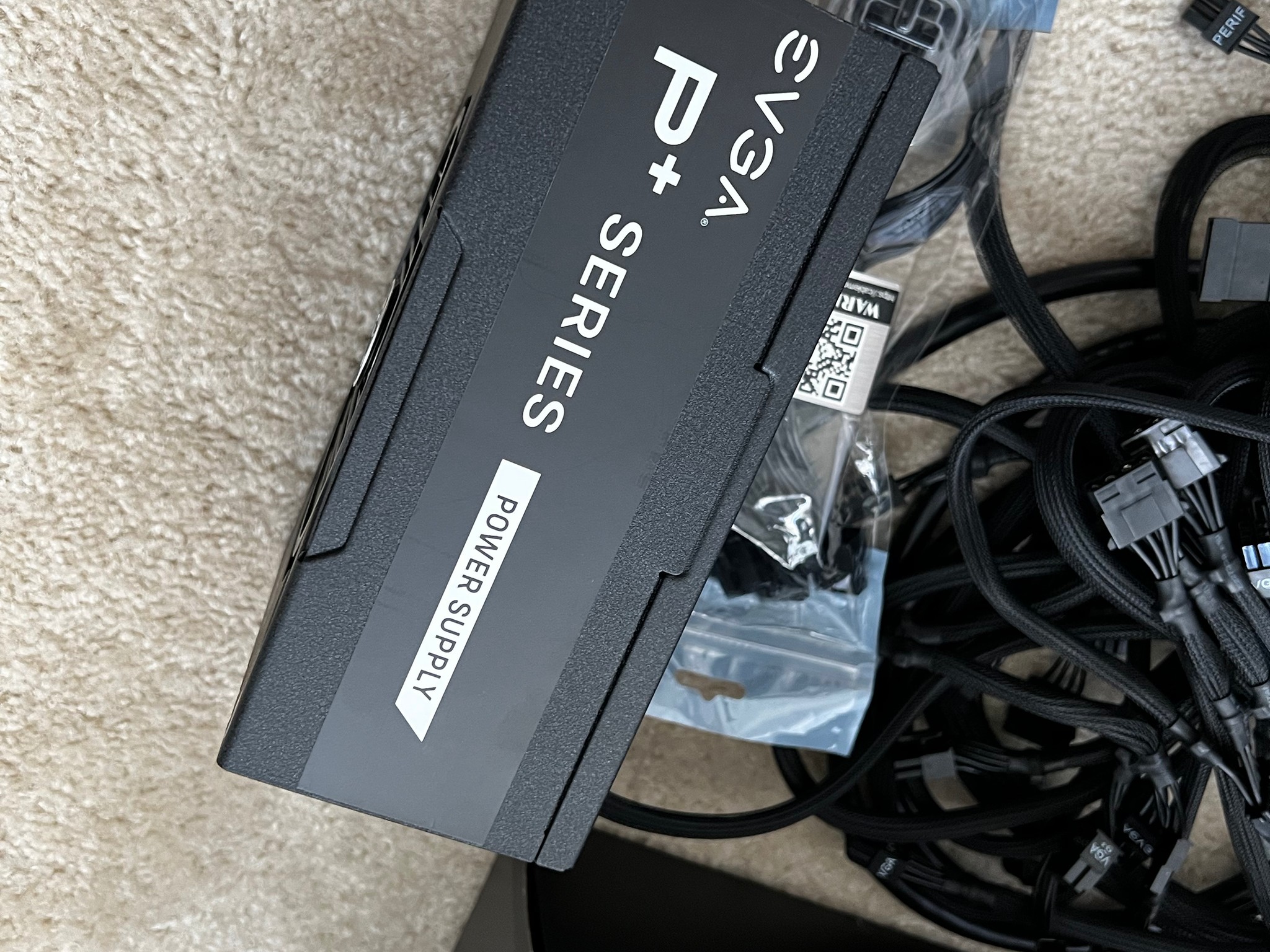 EVGA SuperNOVA 1600 P+, 80+ PLATINUM 1600W 220-PP-1600-X1 + CableMod 12VHPWR