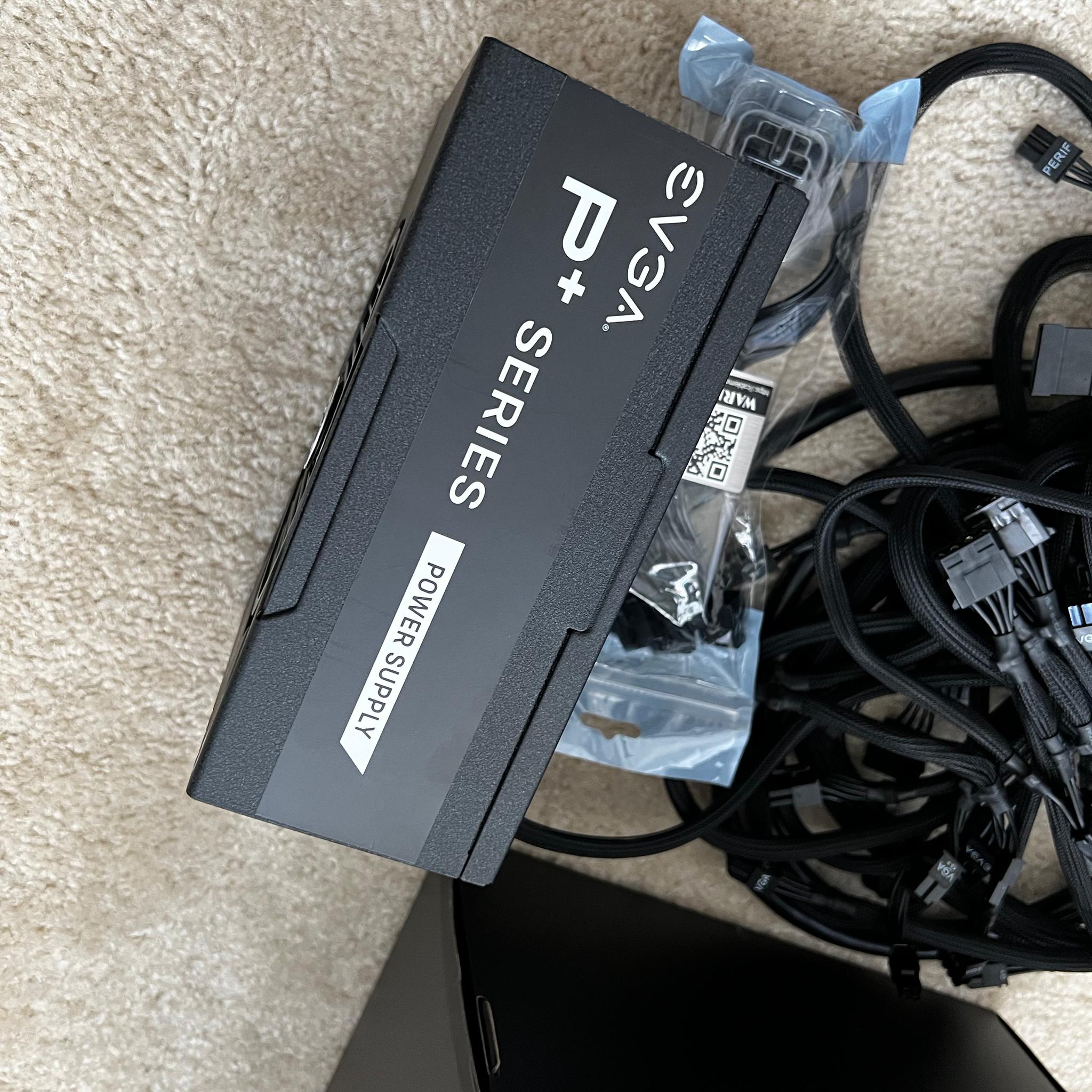 EVGA SuperNOVA 1600 P+, 80+ PLATINUM 1600W 220-PP-1600-X1 + CableMod 12VHPWR