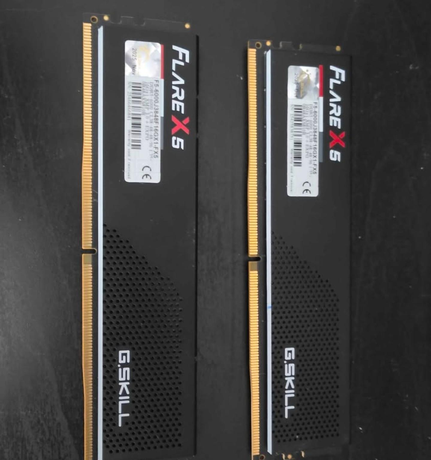 G.Skill Flare X5 Series AMD EXPO DDR5 RAM 32GB (2 x 16GB) 6000MT/s CL36-36-36-96 Low Profile - Image 1