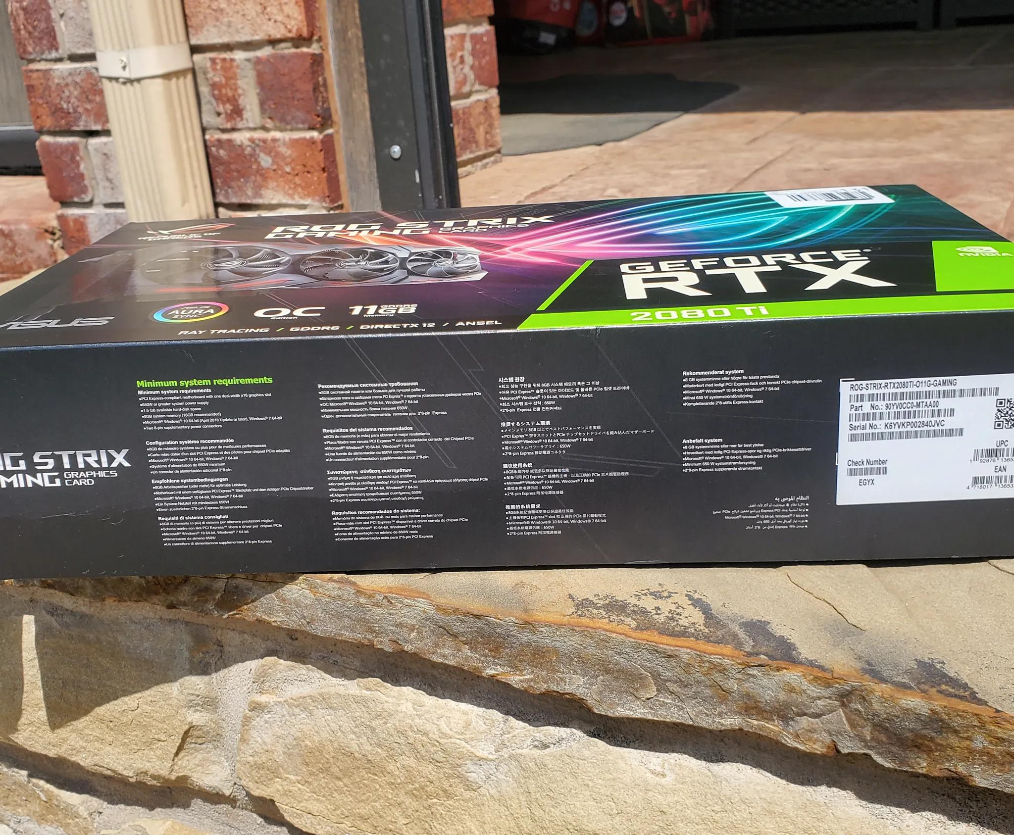 Asus Strix RTX 2080 TI OC 11GB