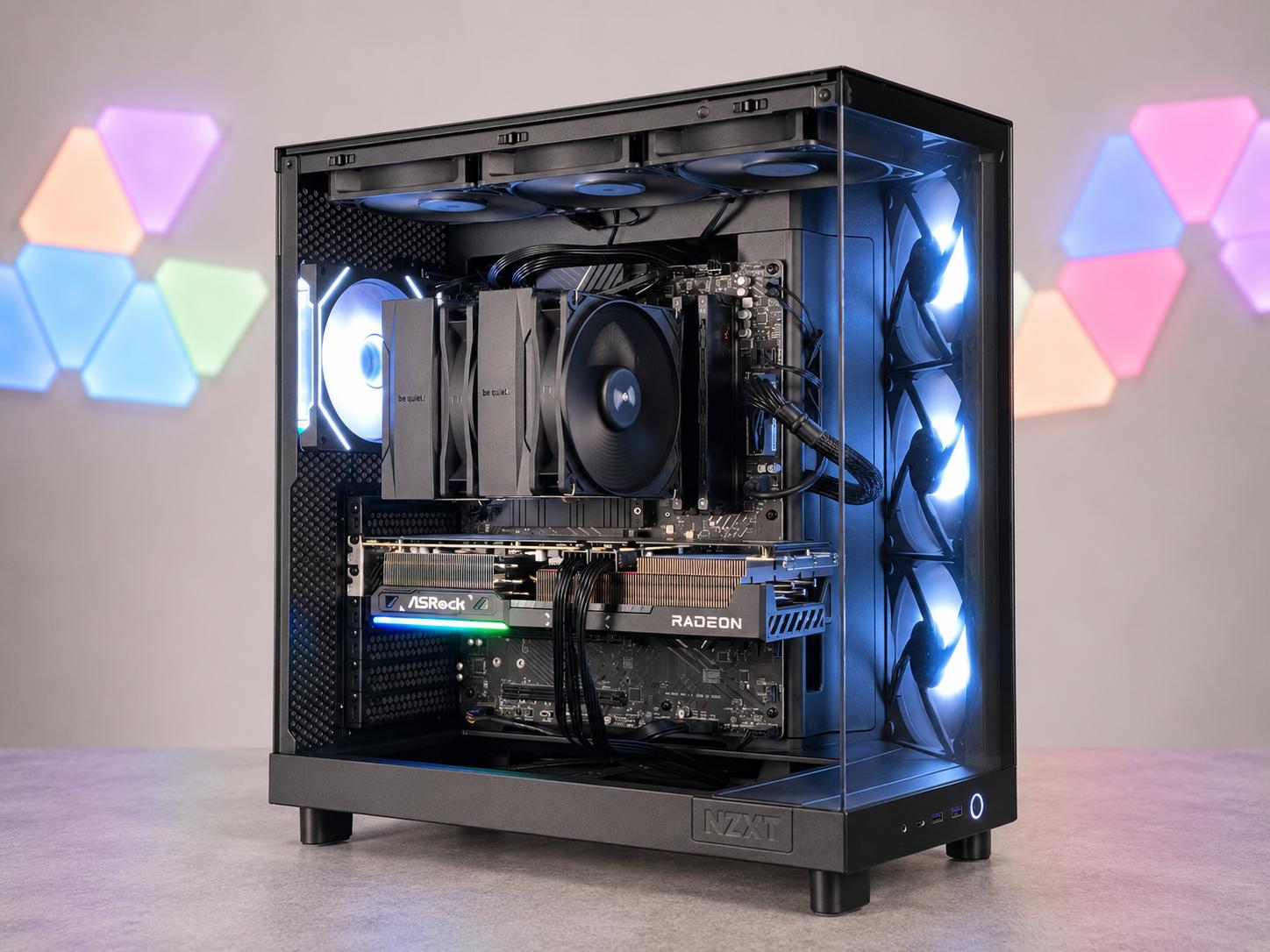 ⚪⚡ VULCAN Gaming PC | RX 9070 XT 16GB | Ryzen 5 7600X | 32GB DDR5 RAM | 1TB NVME | FREE SHIPPING