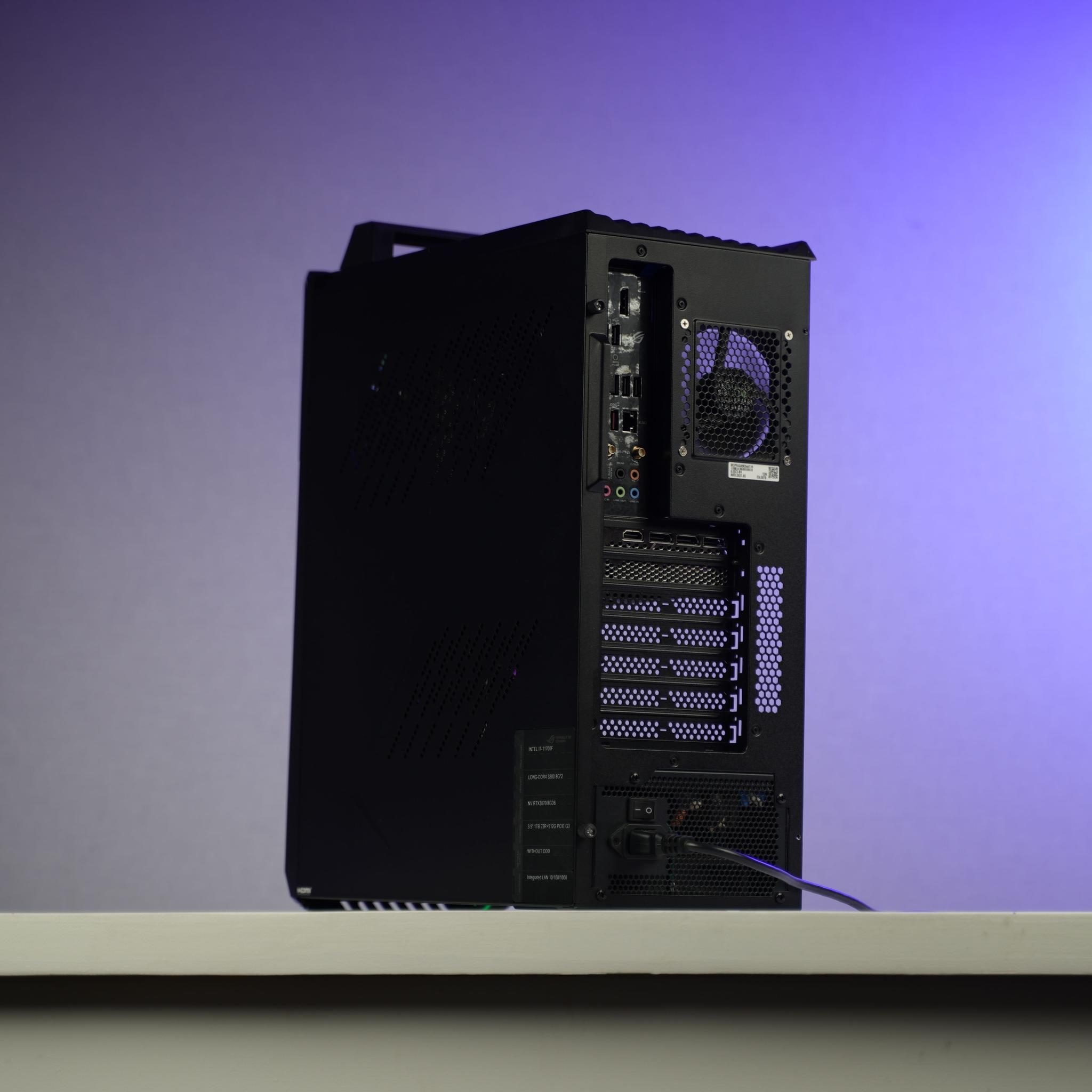“ROGFORM” RTX 3060 Ti Intel i7 11700F 16GB 1TB Windows 11 Gaming PC Powerhouse