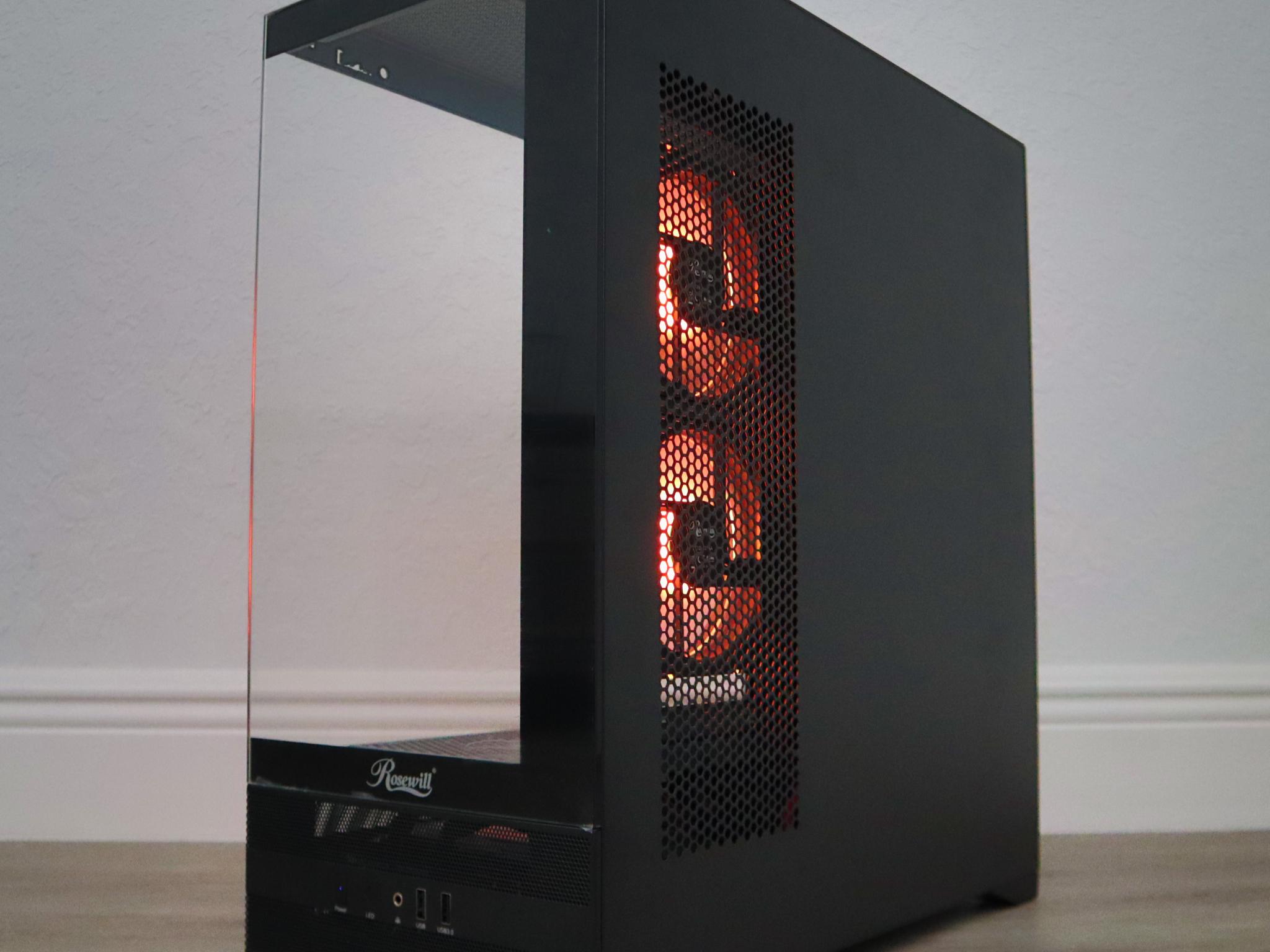 Gaming PC - GTX 1070, E5-2650 V4, 16GB DDR4, WIFI, ARGB, BLACK, NVMe SSD, HDD.