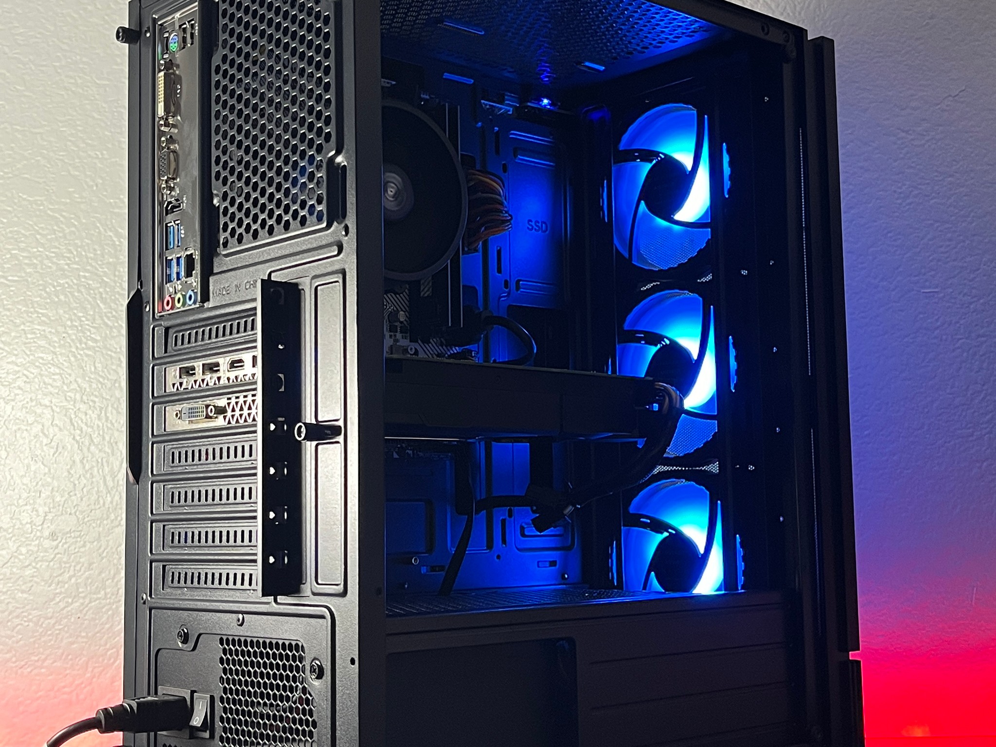 GTX 1070 8GB, Ryzen 7 2700, 16GB RAM | Black RGB Gaming Computer/PC