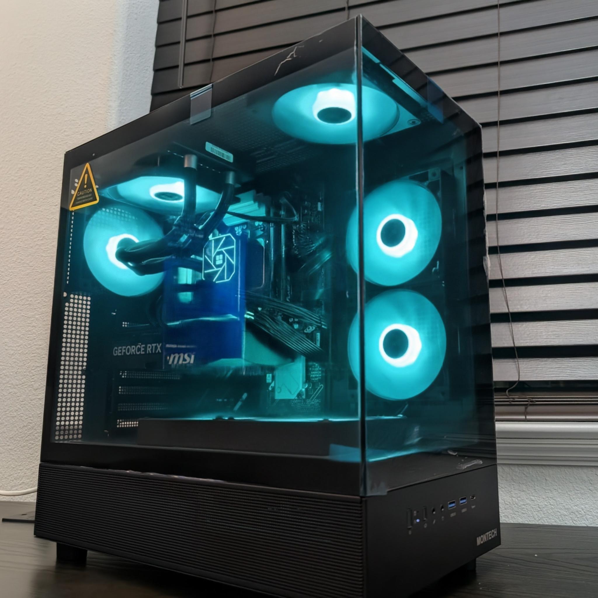 AMD RYZEN 7600X3D| MSI SHADOW RTX 5070 12GB| 32 GB DDR5 RAM| 1TB NVMe| WIFI| WINDOW 11| GAMING PC
