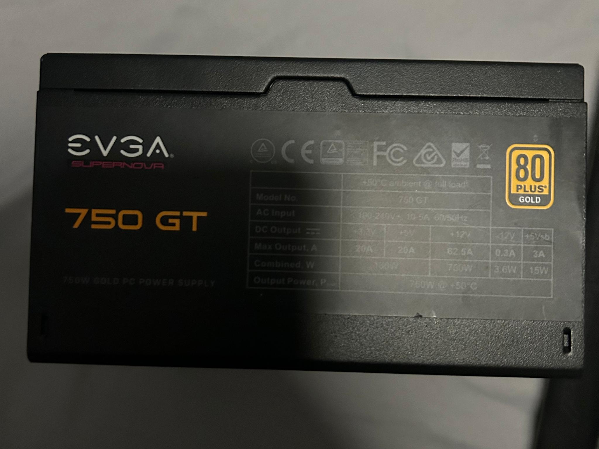 EVGA 750GT SUPERNOVA + Cablemod