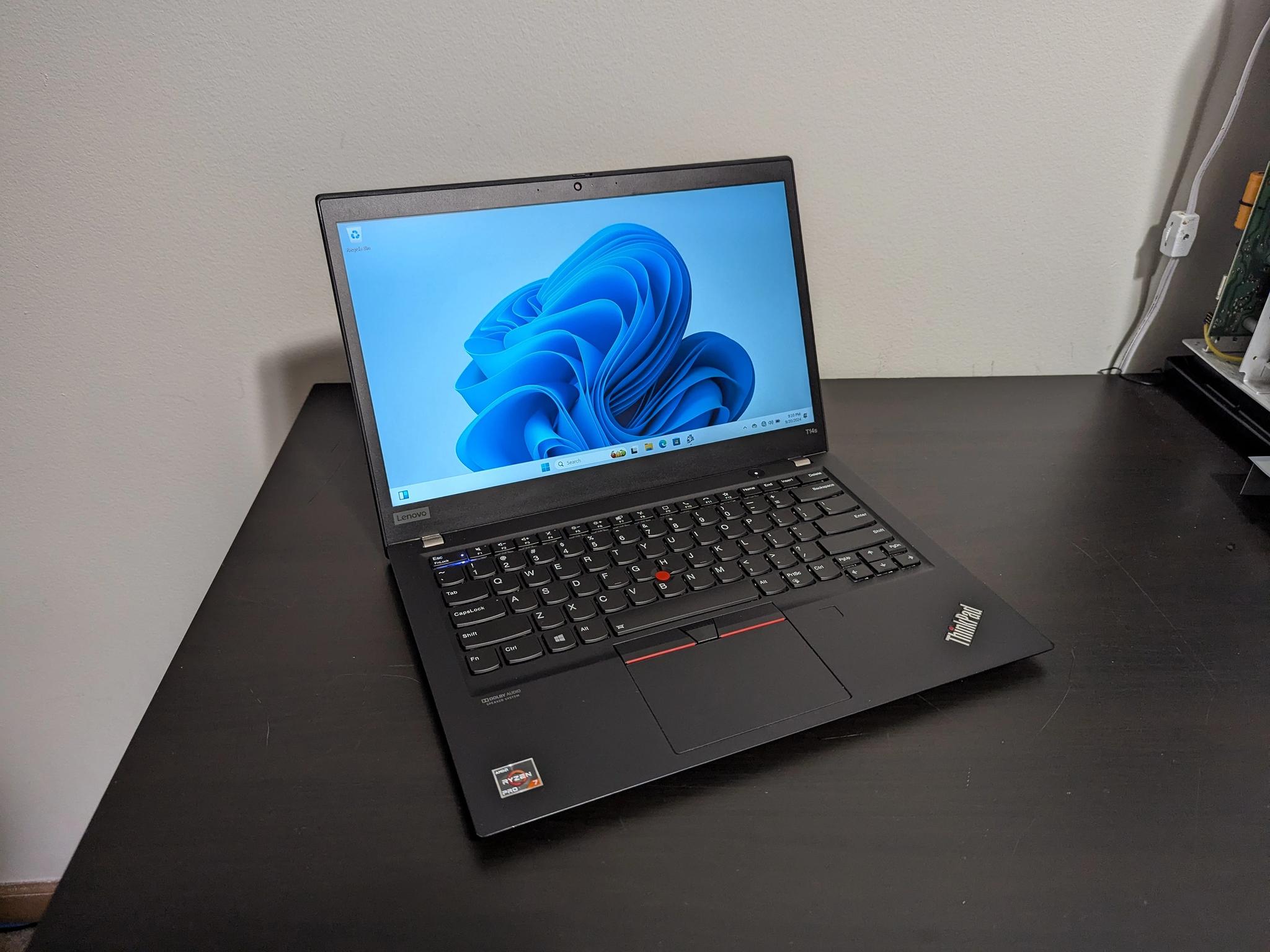 ThinkPad T14s Gen 1 AMD | Ryzen 7 8-Core, 16GB, 500GB | Grade B+