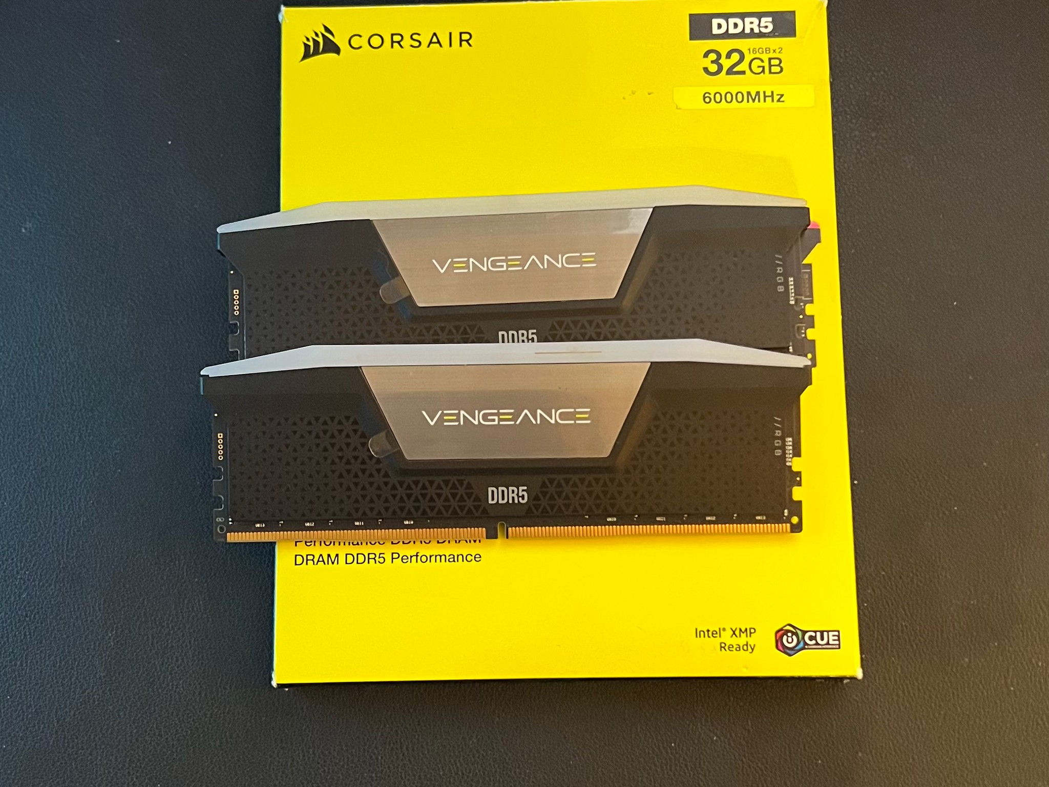 CORSAIR Vengeance RGB 32GB (2 x 16GB) 6000 CL36 DDR5 Desktop RAM