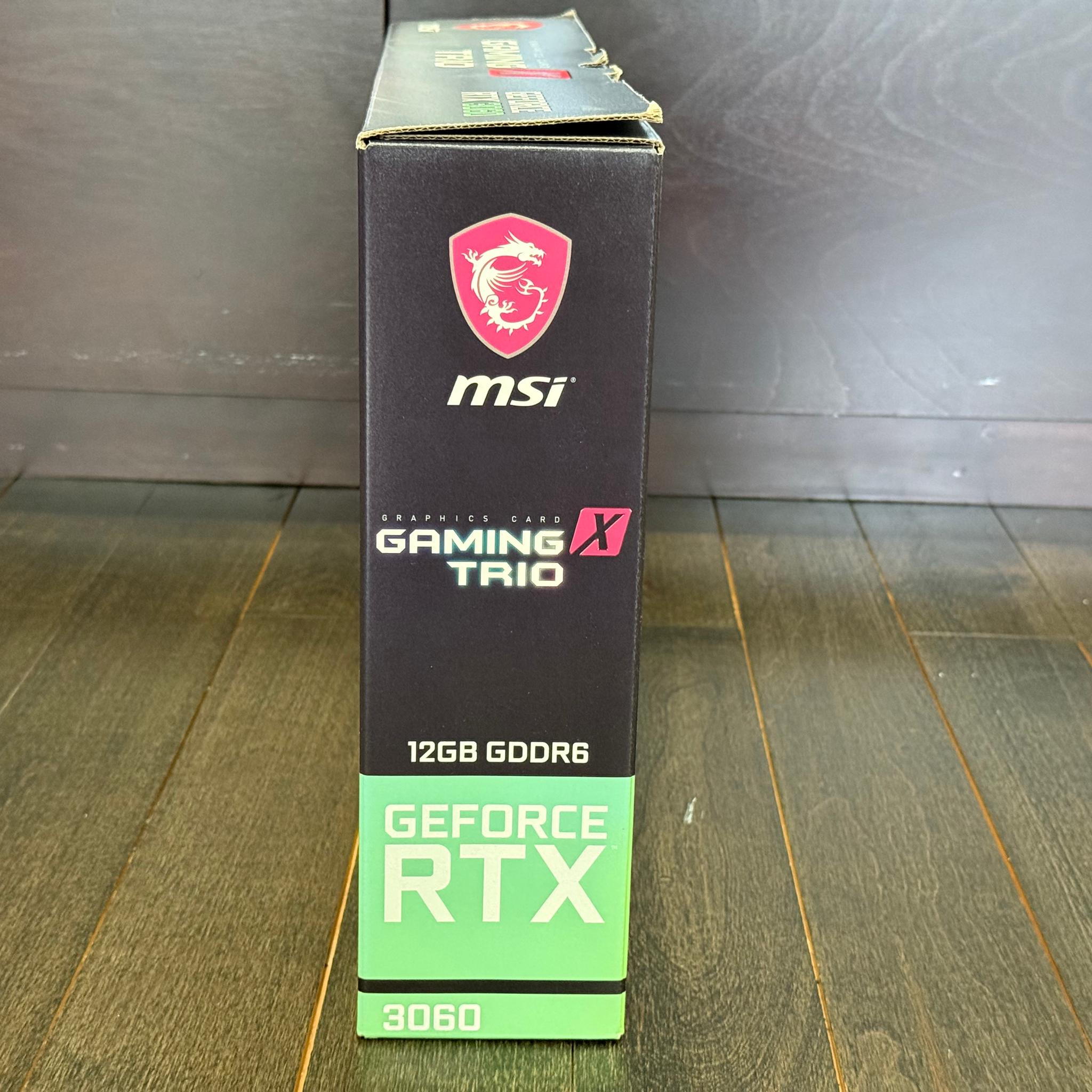 MSI NVIDIA GeForce RTX 3060 Gaming X Trio 12GB GDDR6 Graphics Card - Boxed