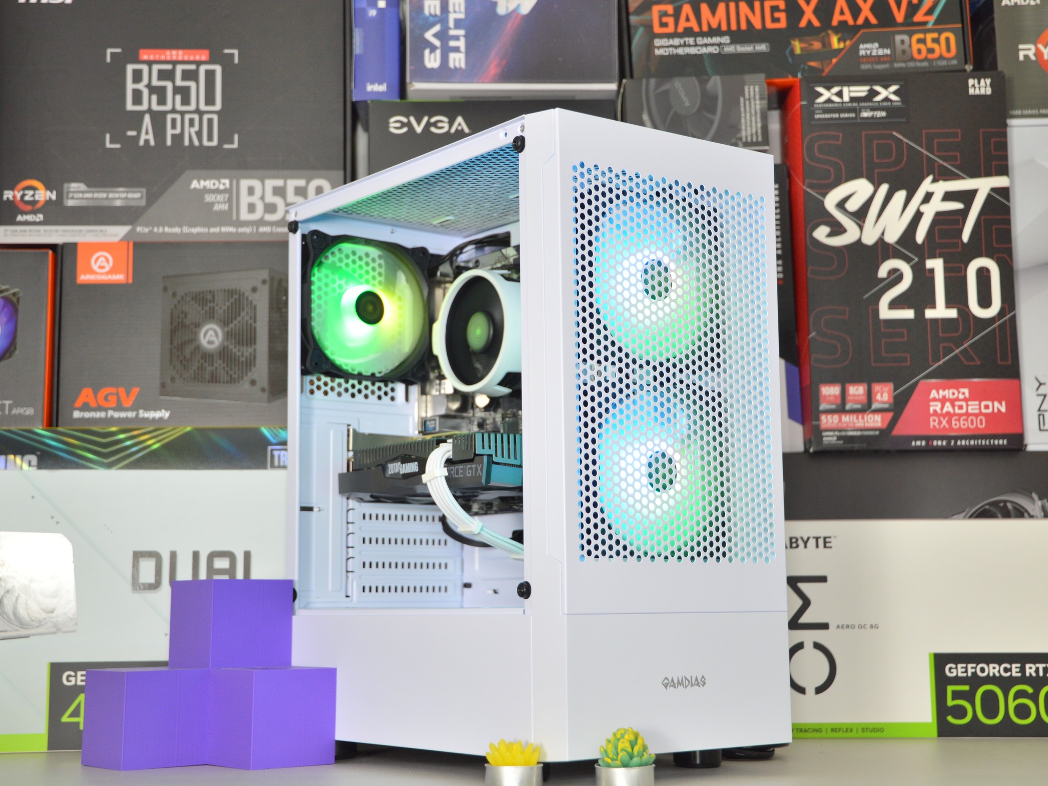 ⚪🟣| GTX 1660 Ti 6GB | RYZEN 5 3500 | 16GB DDR4 RAM | 512 GB NVME SSD | Violet Skies |