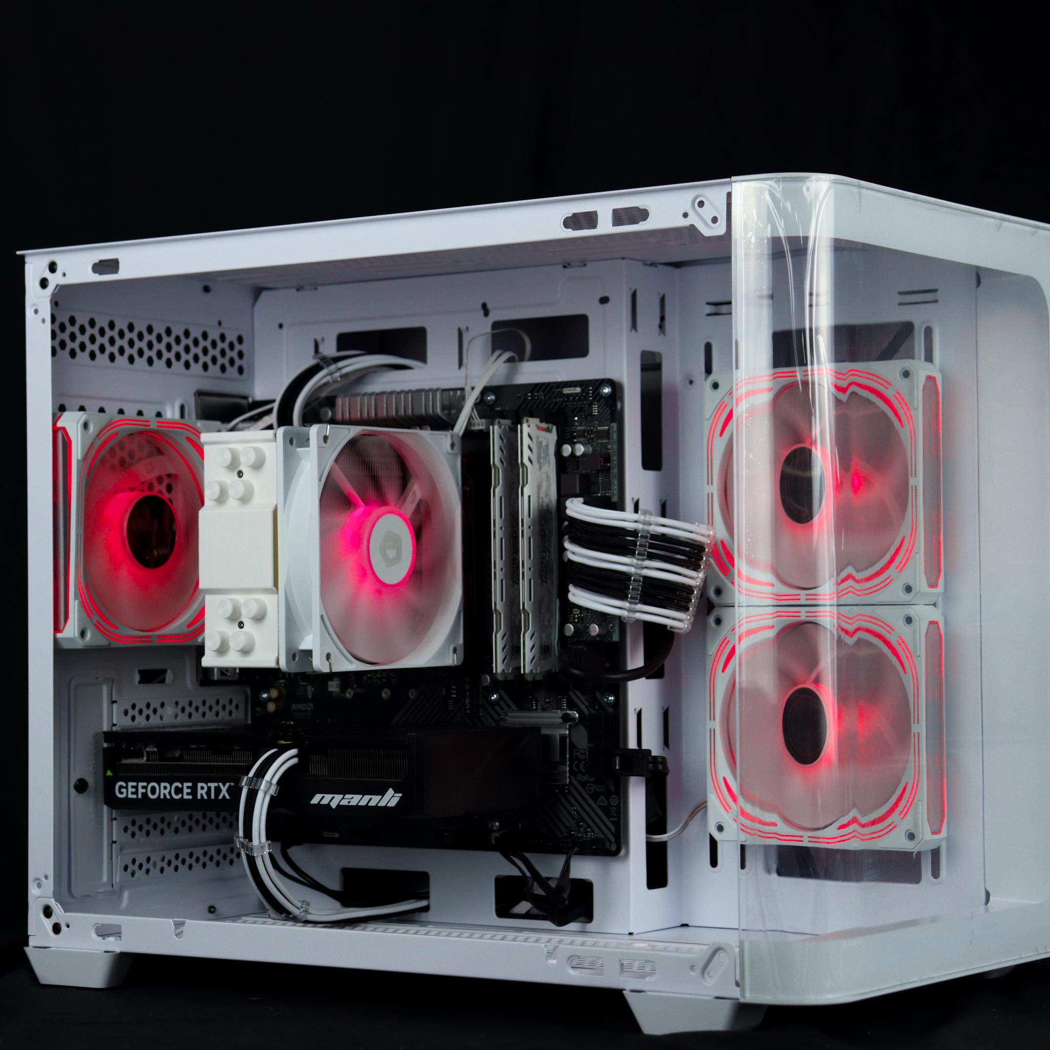 🧊❄️🧊 White Gaming PC – RTX 5060, Ryzen 5 5600, 16GB RAM, 1TB SSD - WiFi 🧊❄️🧊