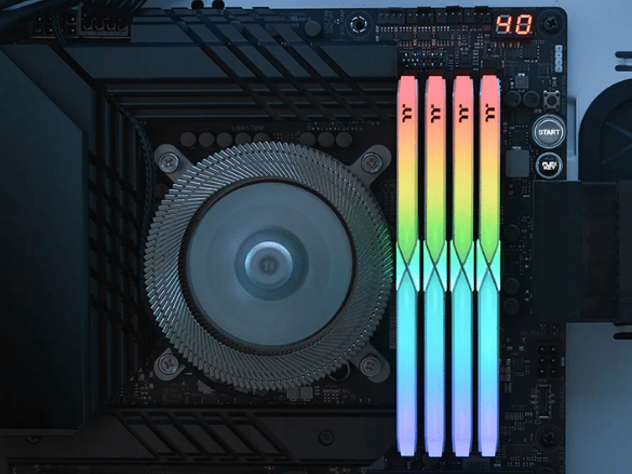 Thermaltake TOUGHRAM XG RGB D5 Memory DDR5 32 GB (16GBx2) 5600 Mhz CL36 RG34D516GX2-5600C36B - White