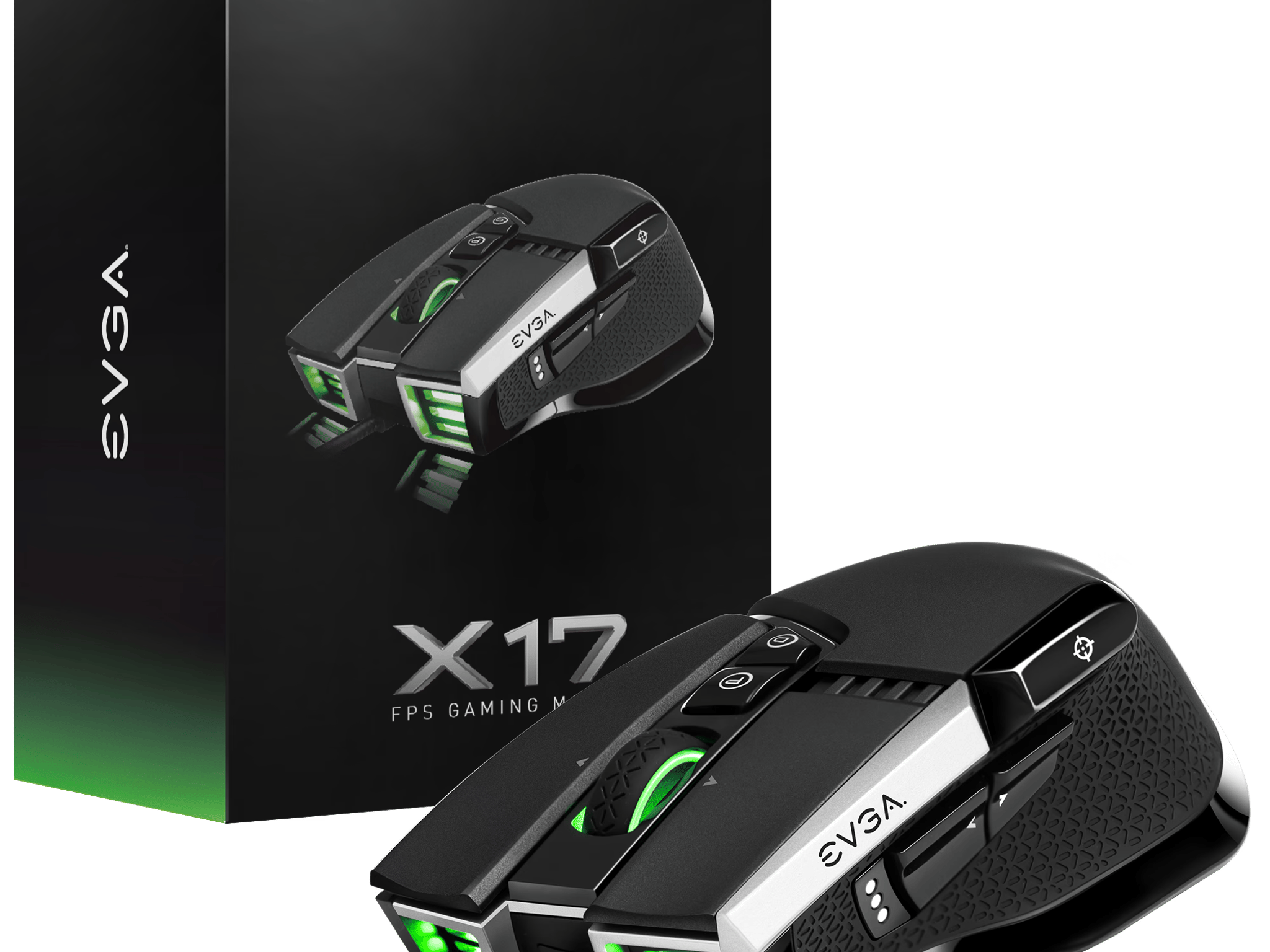 EVGA X17 Gaming Mouse, P/N: 903-W1-17BK-KR