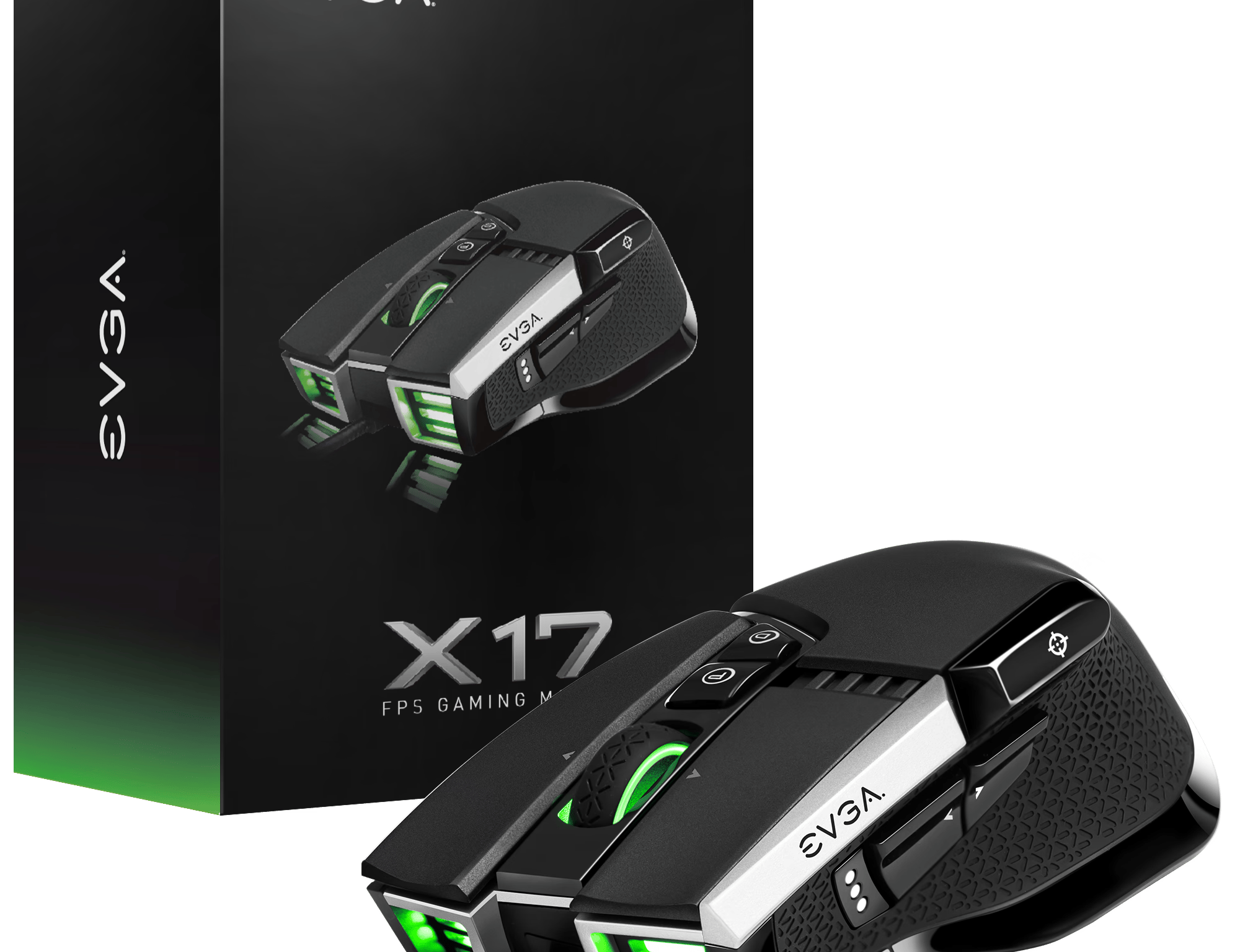 EVGA X17 Gaming Mouse, P/N: 903-W1-17BK-KR