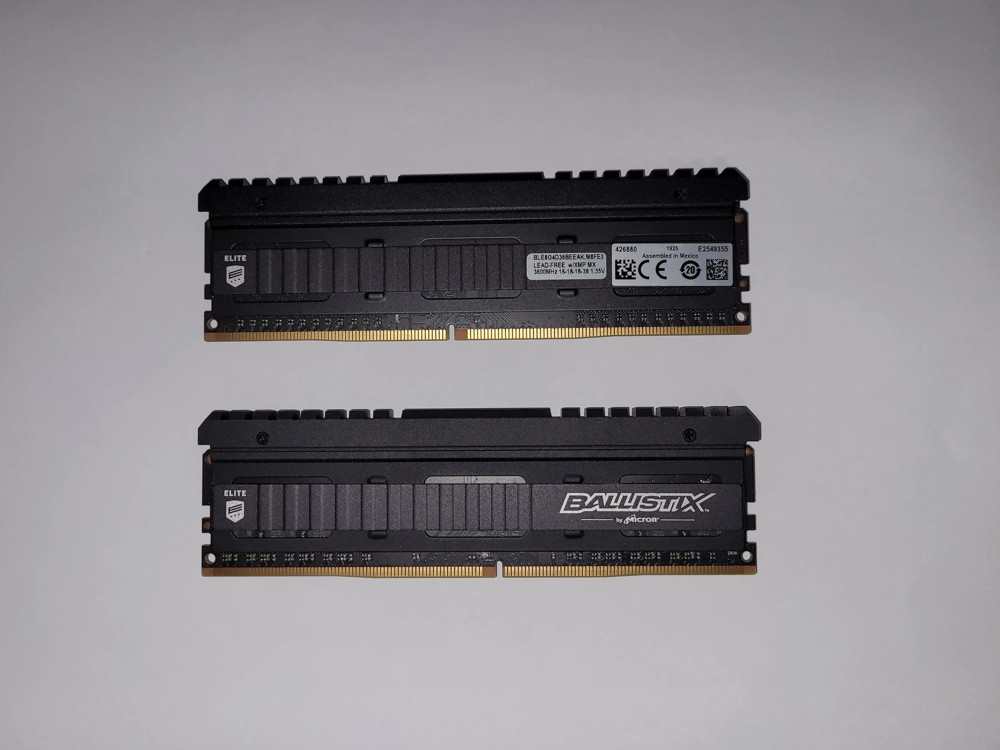 Crucial Ballistix Elite 3600 MHz DDR4 DRAM Memory Kit 16GB (8GBx2) CL16 BLE2K8G4D36BEEAK