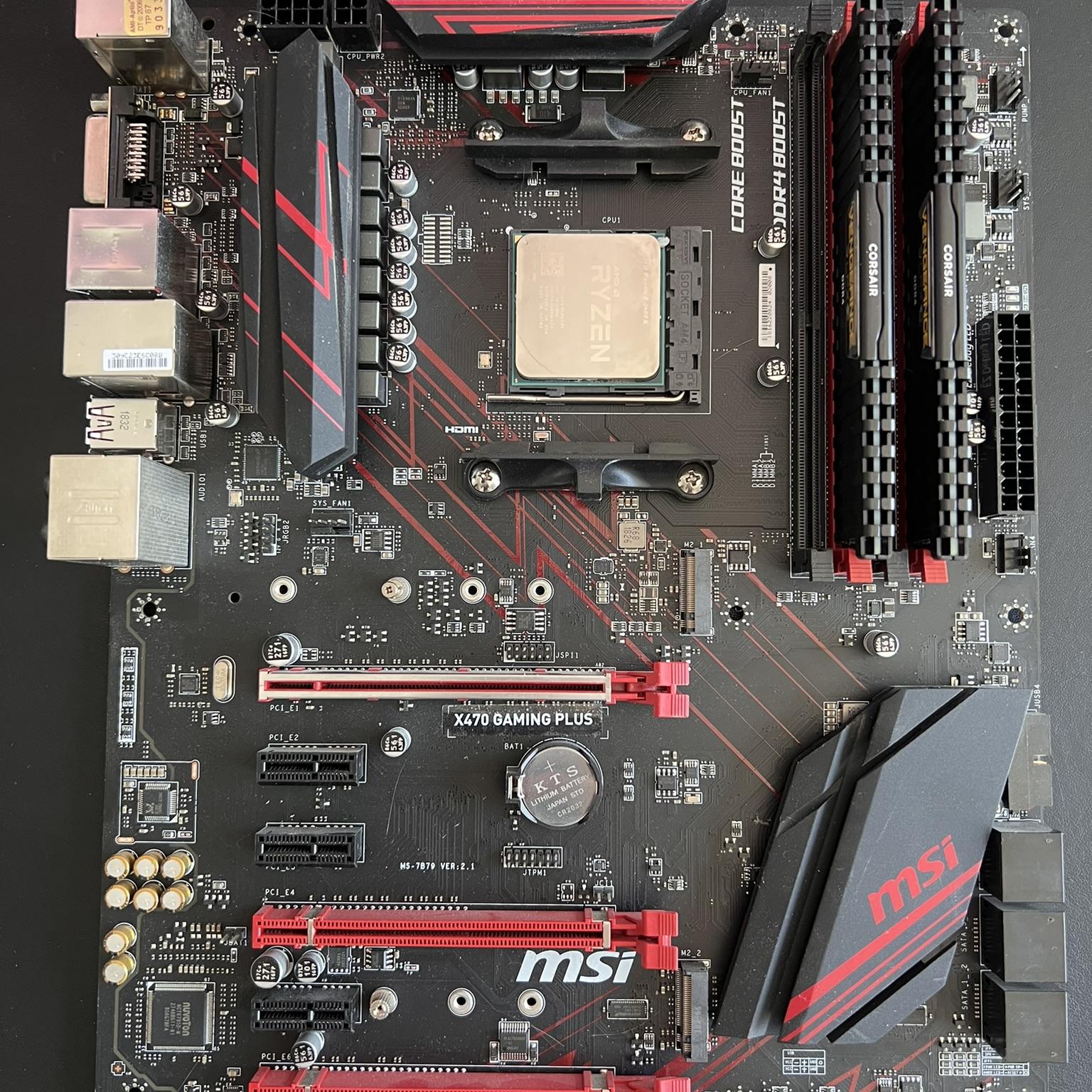 Ryzen 5 2600x + MSI Mobo + 16 GB RAM Combo