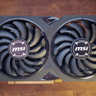 XFX RX 470 graphics card with 4gb memory and MSi fan set.