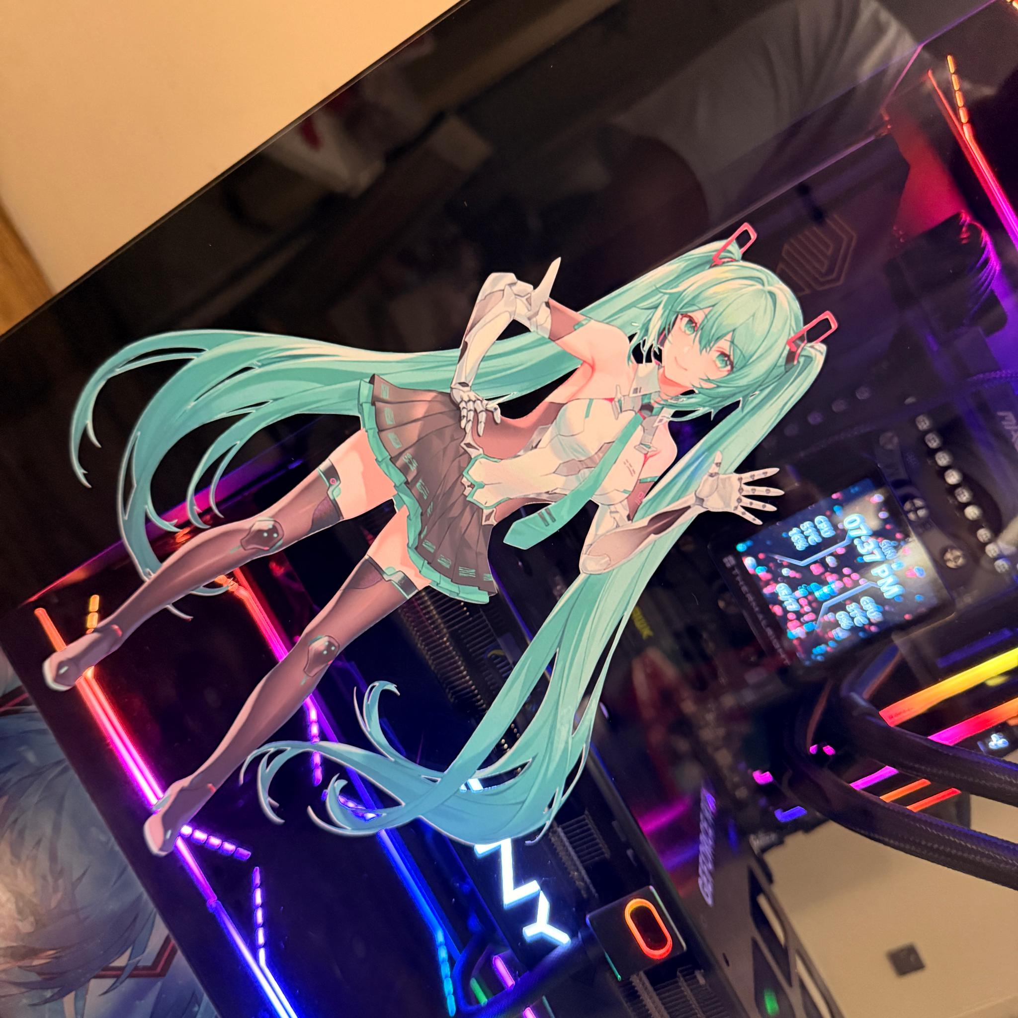 🎮 Hatsune Miku Edition Gaming PC – RTX 4080 SUPER + Ryzen 7 9800X3D 🚀