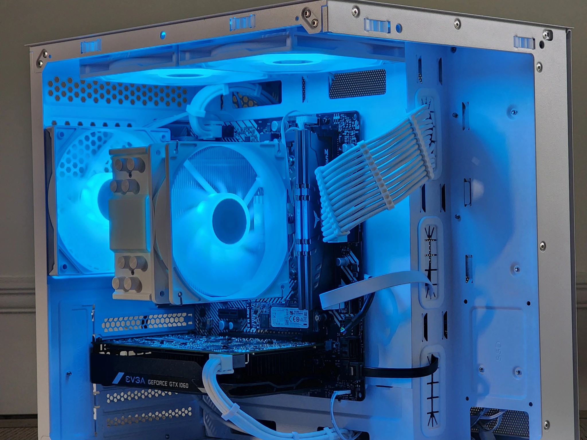 White Gaming PC | Ryzen 5 | GTX 1060 6GB | 16GB | 1TB | 450W | ARGB | WI-FI + BT