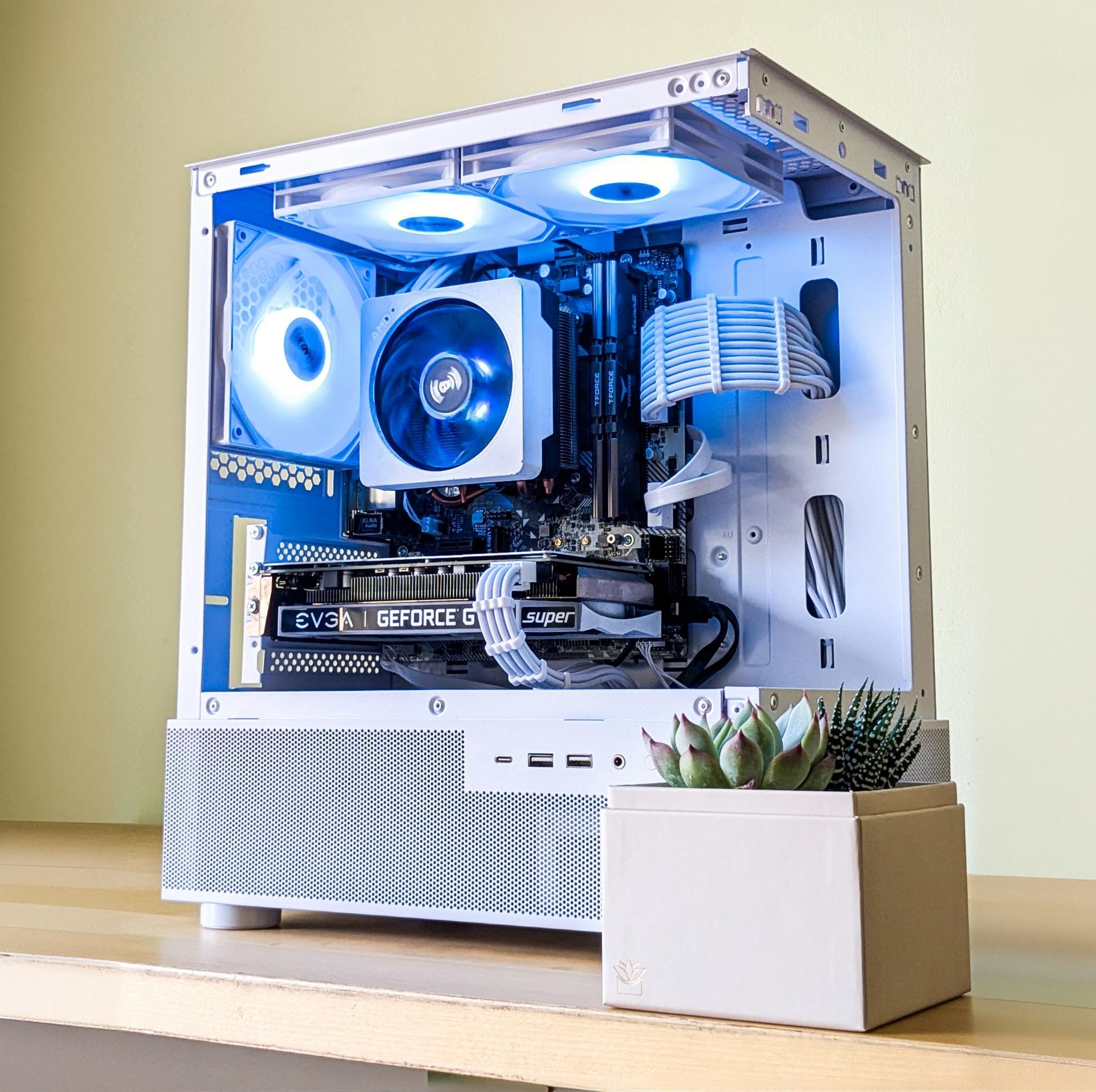 🌊 Azure Tempest ❄️ || GTX 1660 Super | AMD Ryzen 5 2600 | 16GB DDR4 RAM | 1TB + 128GB Storage