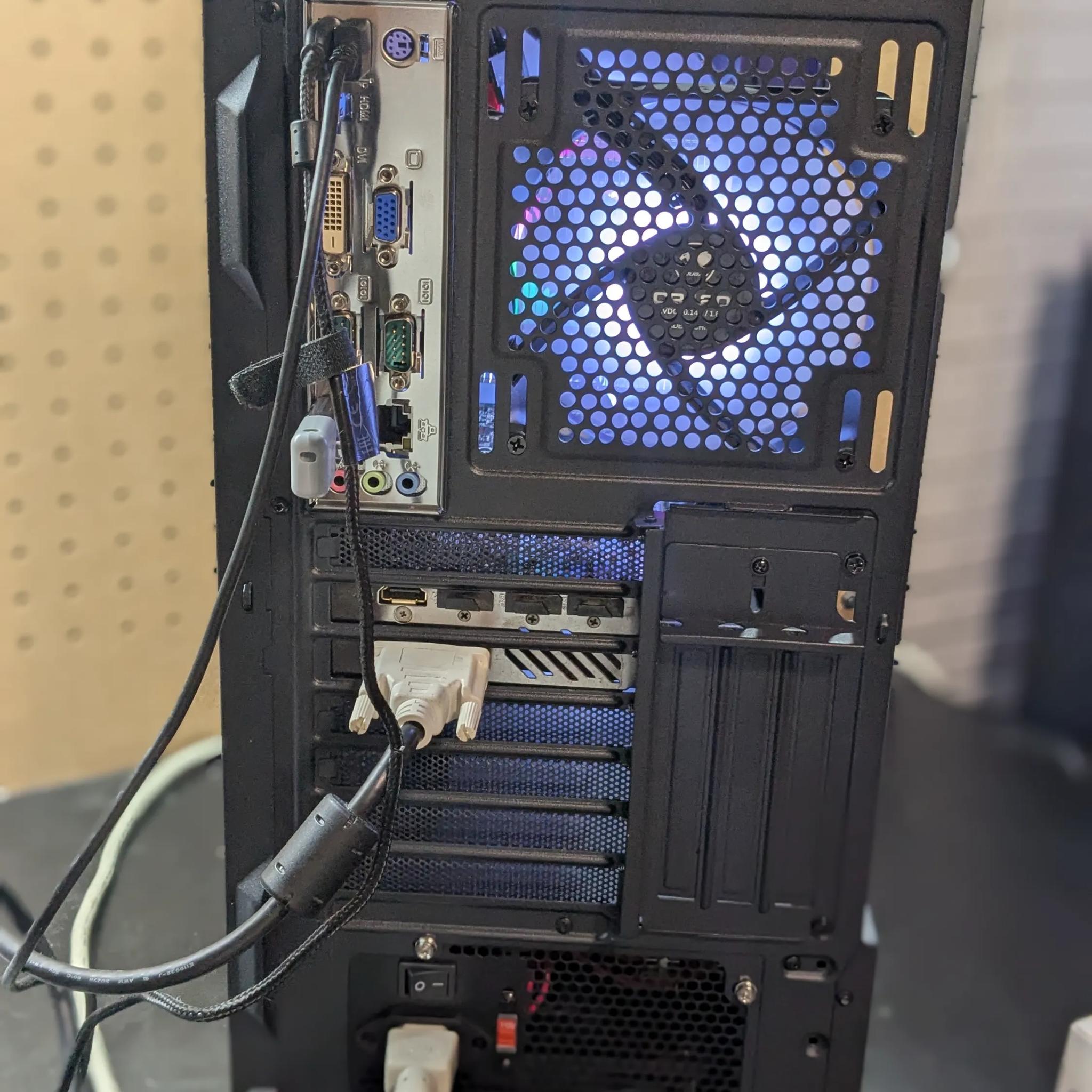Marvel Rivals Ready | Xeon (same as i7) , 16GB RAM, RX 480 8GB, 480GB SSD, Win10, RGB, Wifi