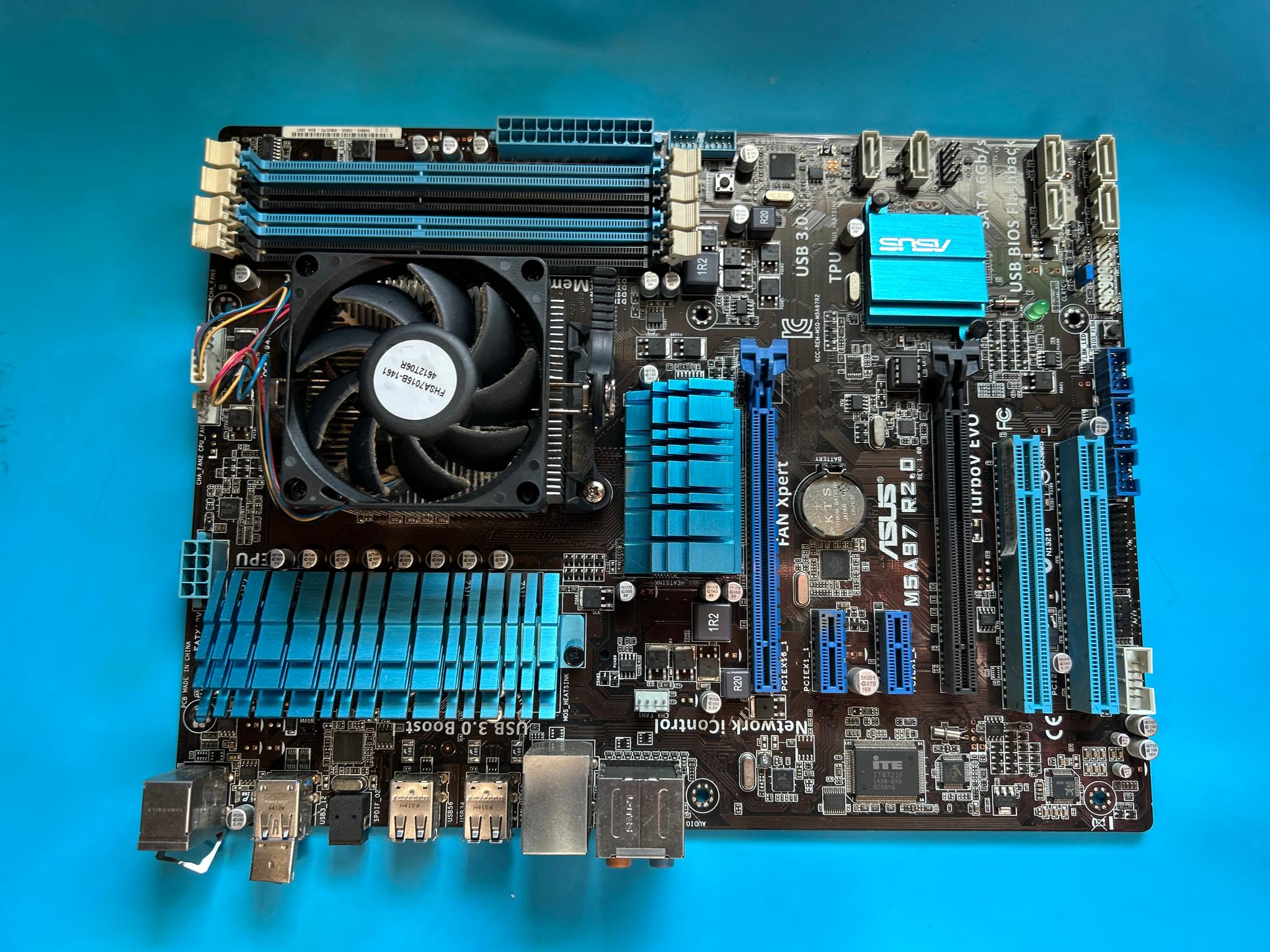 AMD Asus DDR3 motherboard and cpu