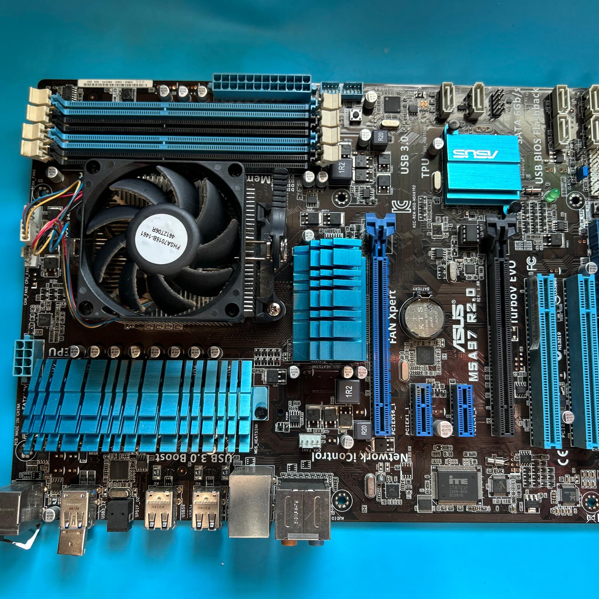 AMD Asus DDR3 motherboard and cpu