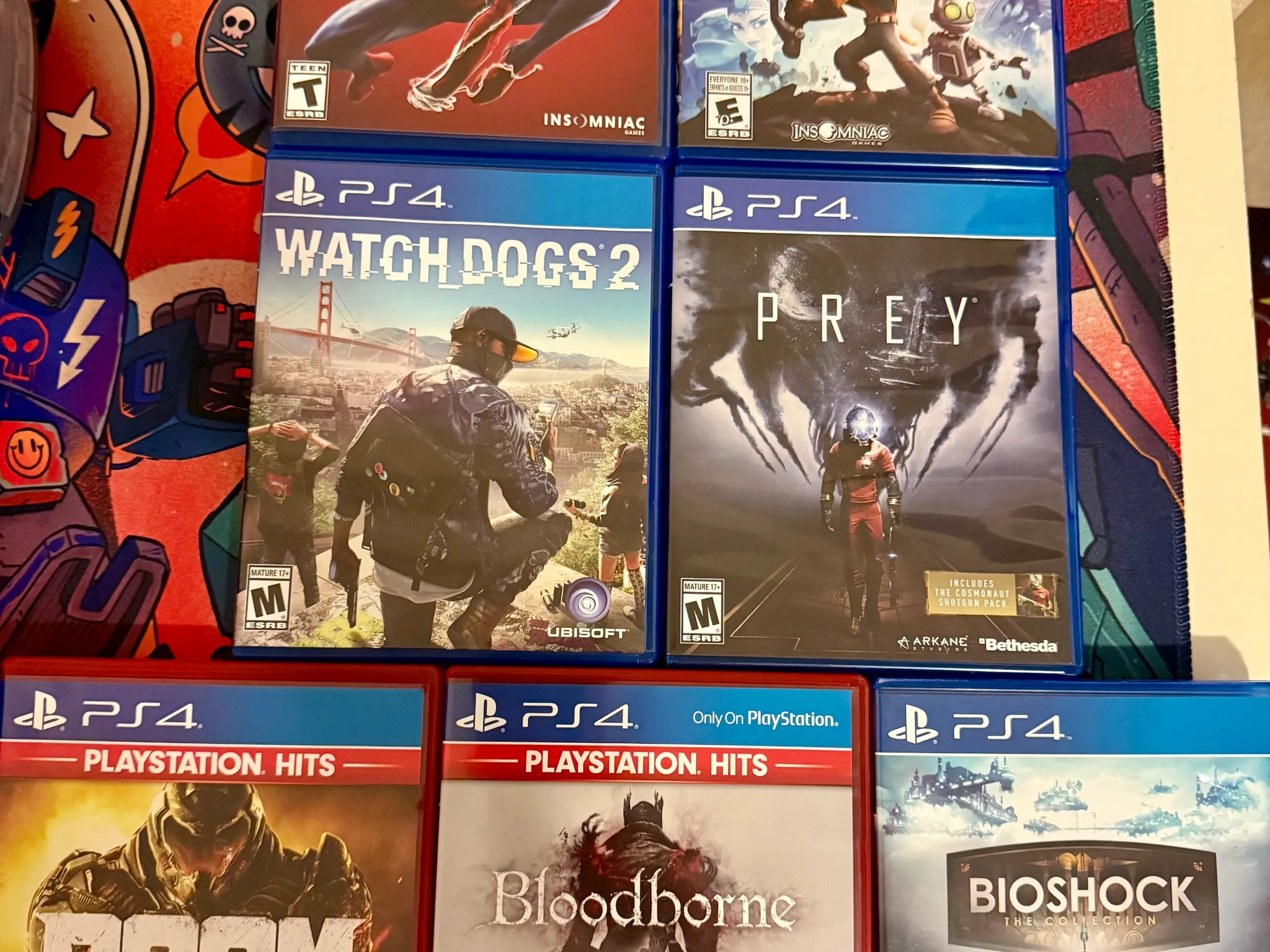 Sony PlayStation 4 Pro 1TB Console (Black) + 7 Games