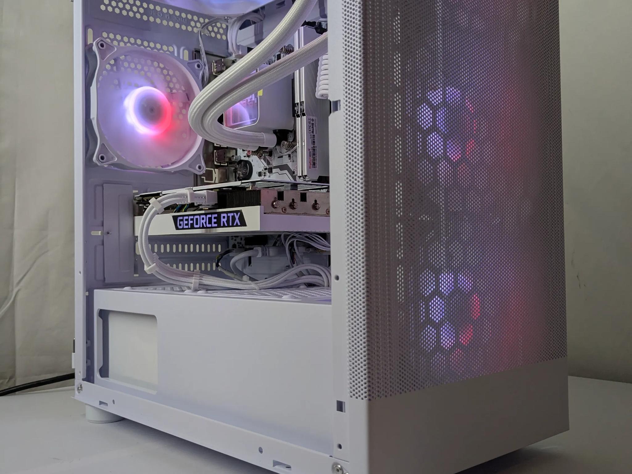🔥 Whiteout Gaming Beast – RTX 3060Ti | 16GB DDR4 | 240mm AIO 🔥