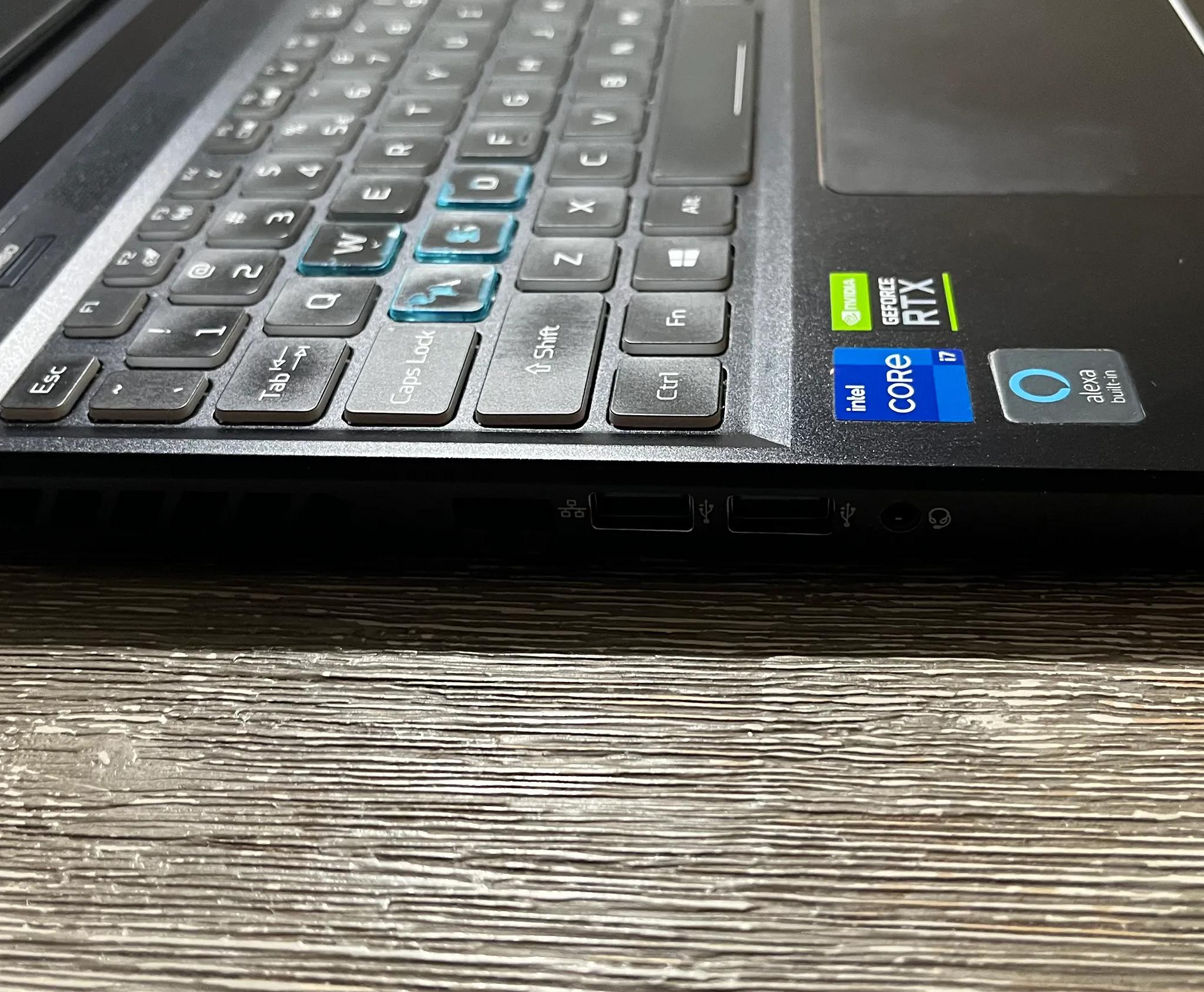 Acer RTX 3060 i7 11800 Laptop -1080p 144Hz 3ms 16GB RAM - 512GB SSD+1 TB SSD