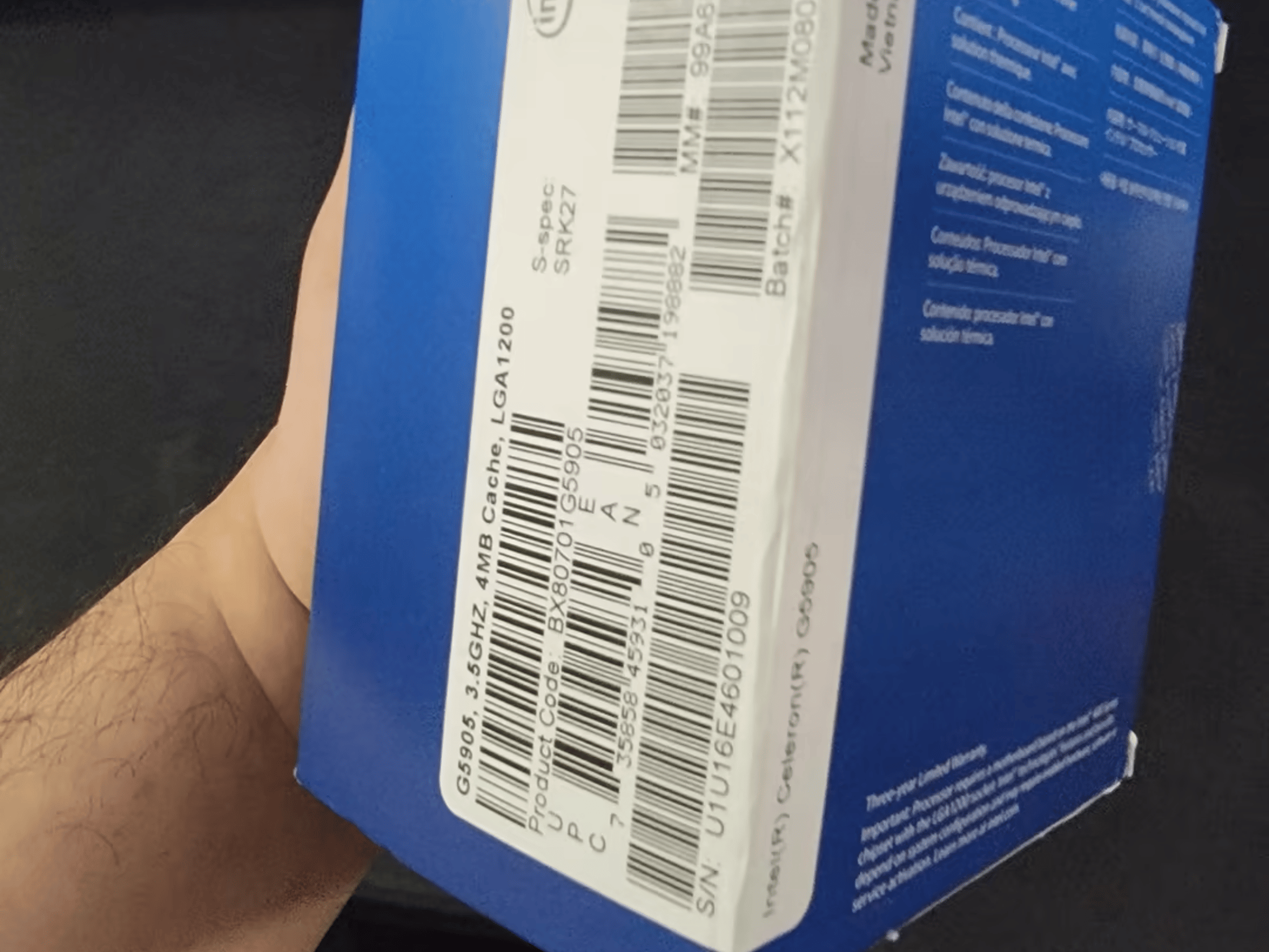 New Intel Celeron G5905 3.5 GHz Dual-Core Processor