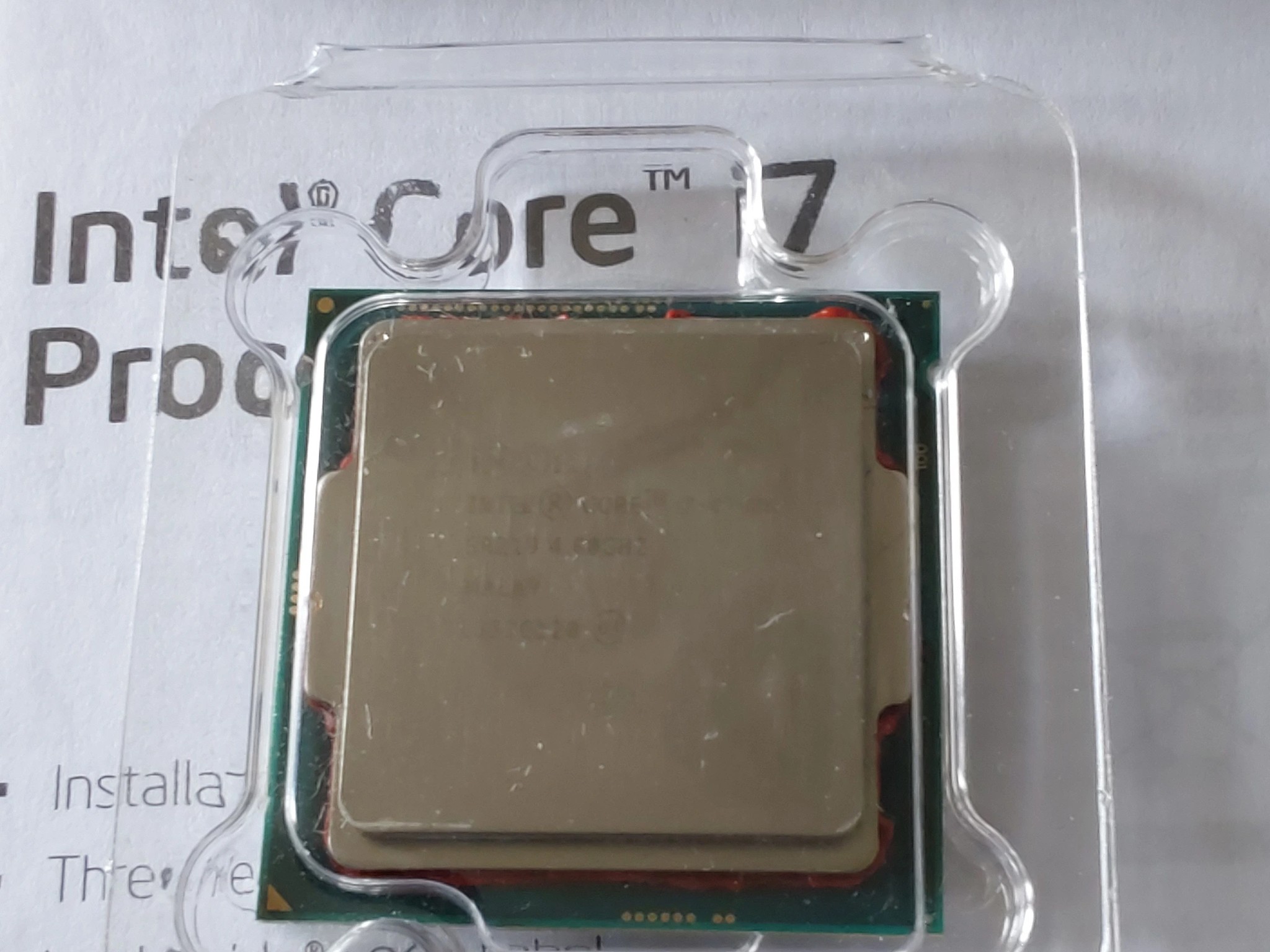 Intel i7 4790k 4.0GHz CPU and Heatsink/Fan in Original Retail Box