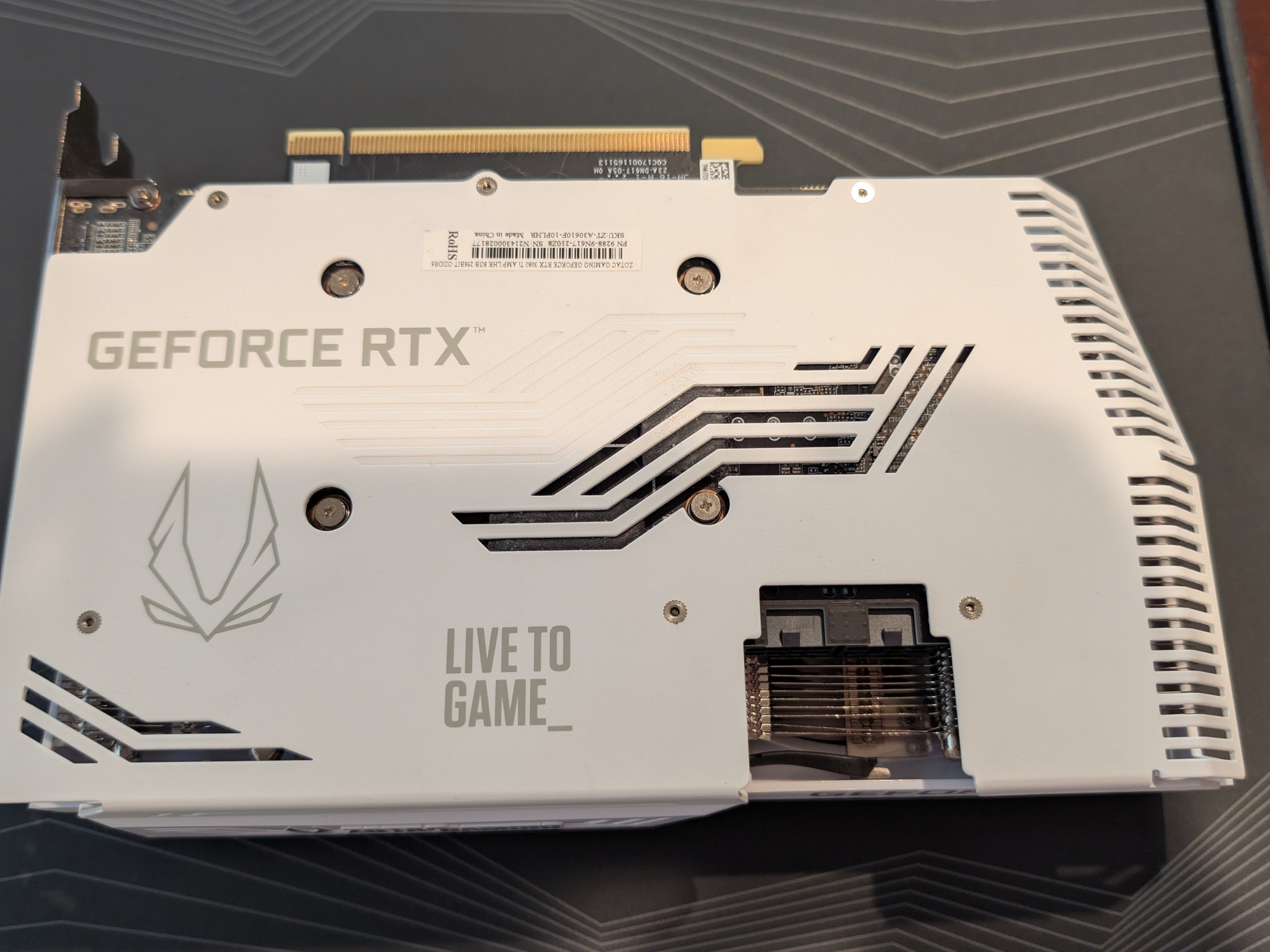 ZOTAC GAMING AMP GeForce RTX 3060 Ti LHR