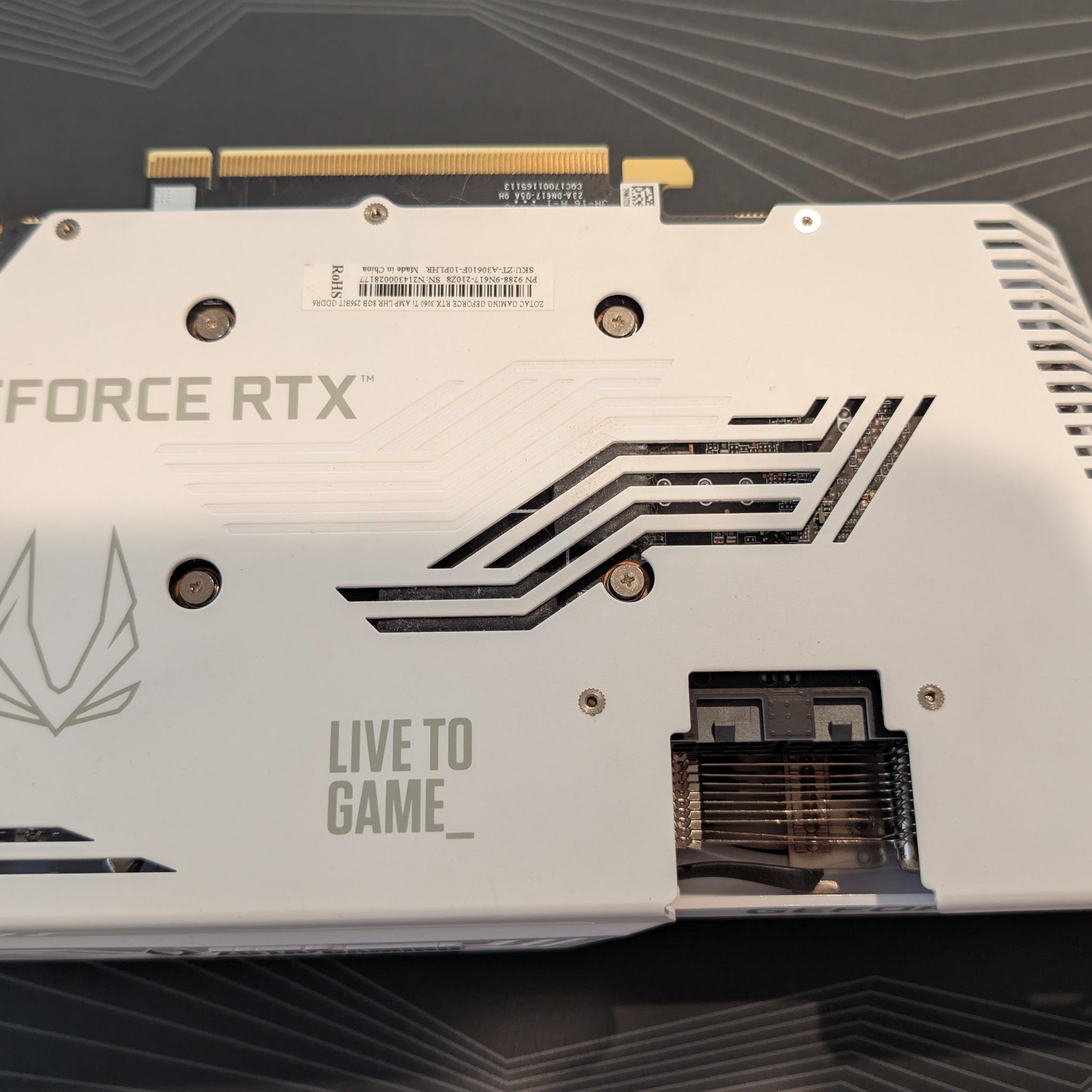 ZOTAC GAMING AMP GeForce RTX 3060 Ti LHR